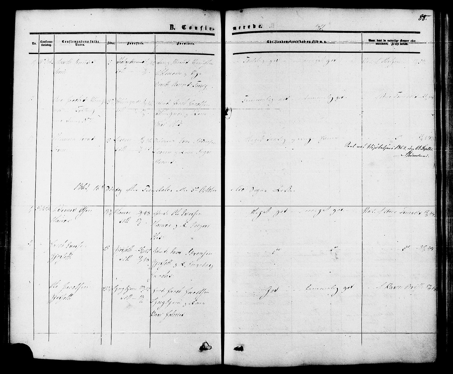 Ministerialprotokoller, klokkerbøker og fødselsregistre - Møre og Romsdal, AV/SAT-A-1454/542/L0552: Ministerialbok nr. 542A02, 1854-1884, s. 88