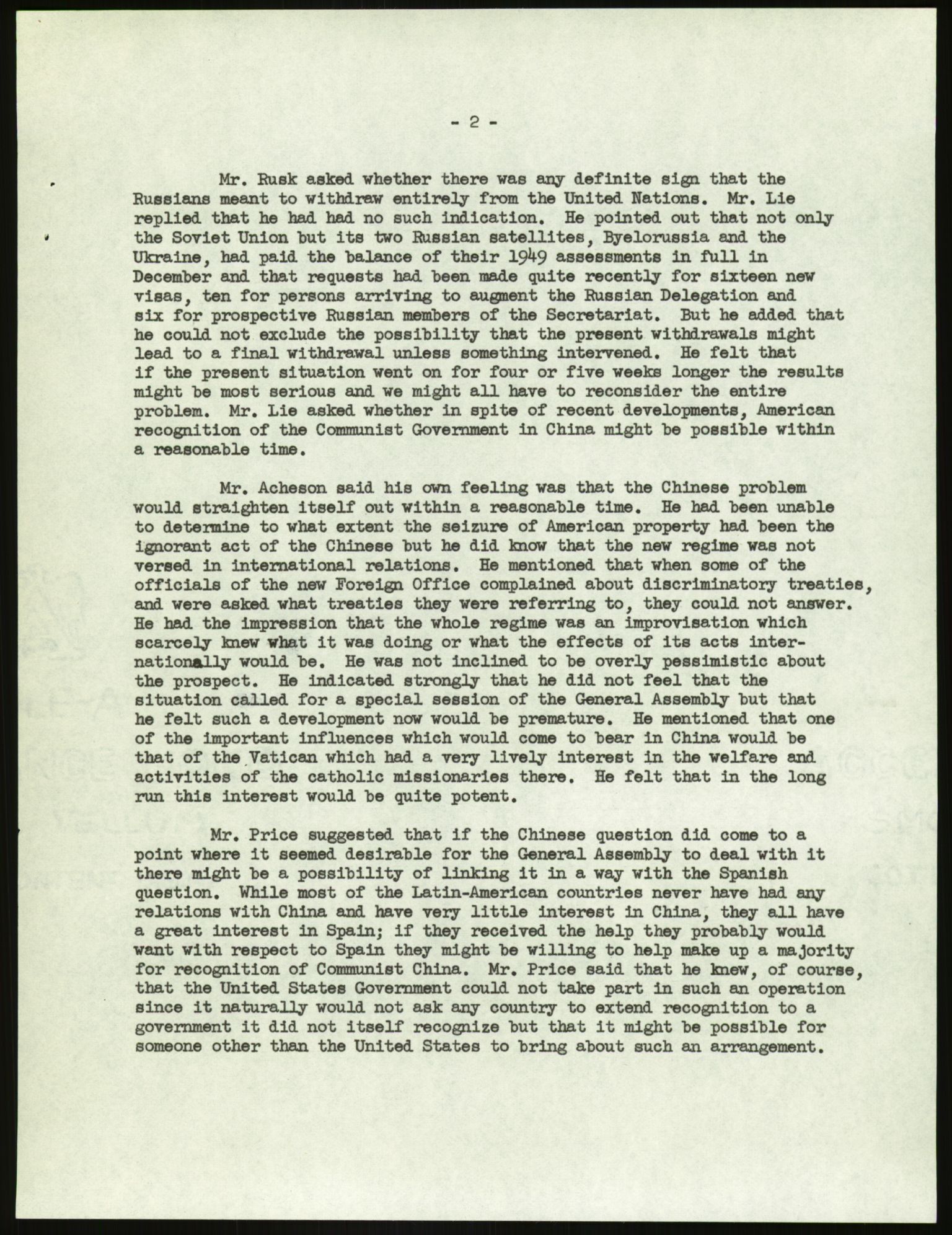Lie, Trygve, RA/PA-1407/D/L0029: Dokumenter vedr. Kina, 1948-1950, s. 817