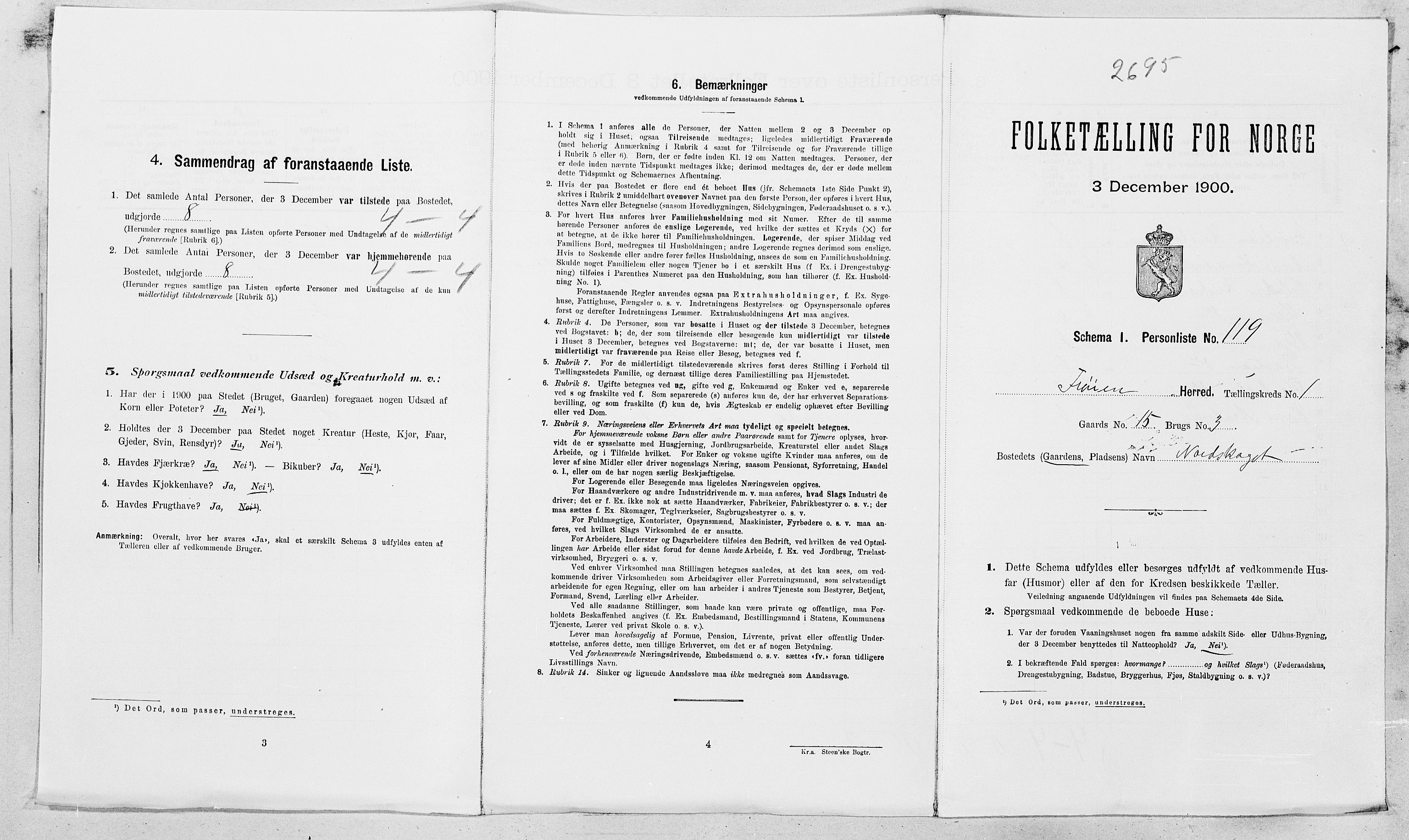 SAT, Folketelling 1900 for 1619 Frøya herred, 1900, s. 356