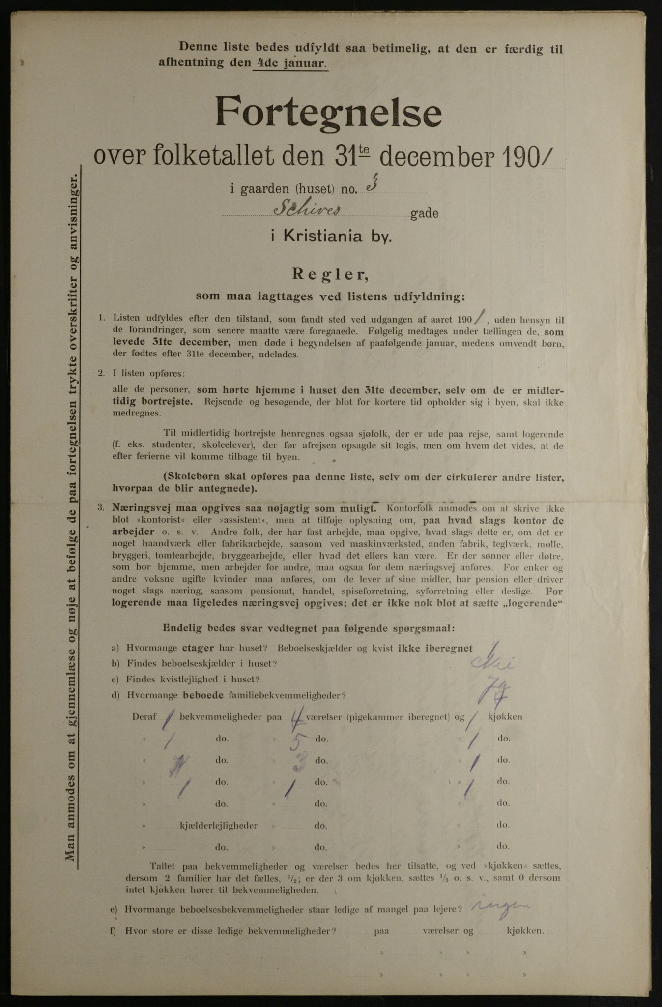 OBA, Kommunal folketelling 31.12.1901 for Kristiania kjøpstad, 1901, s. 13902