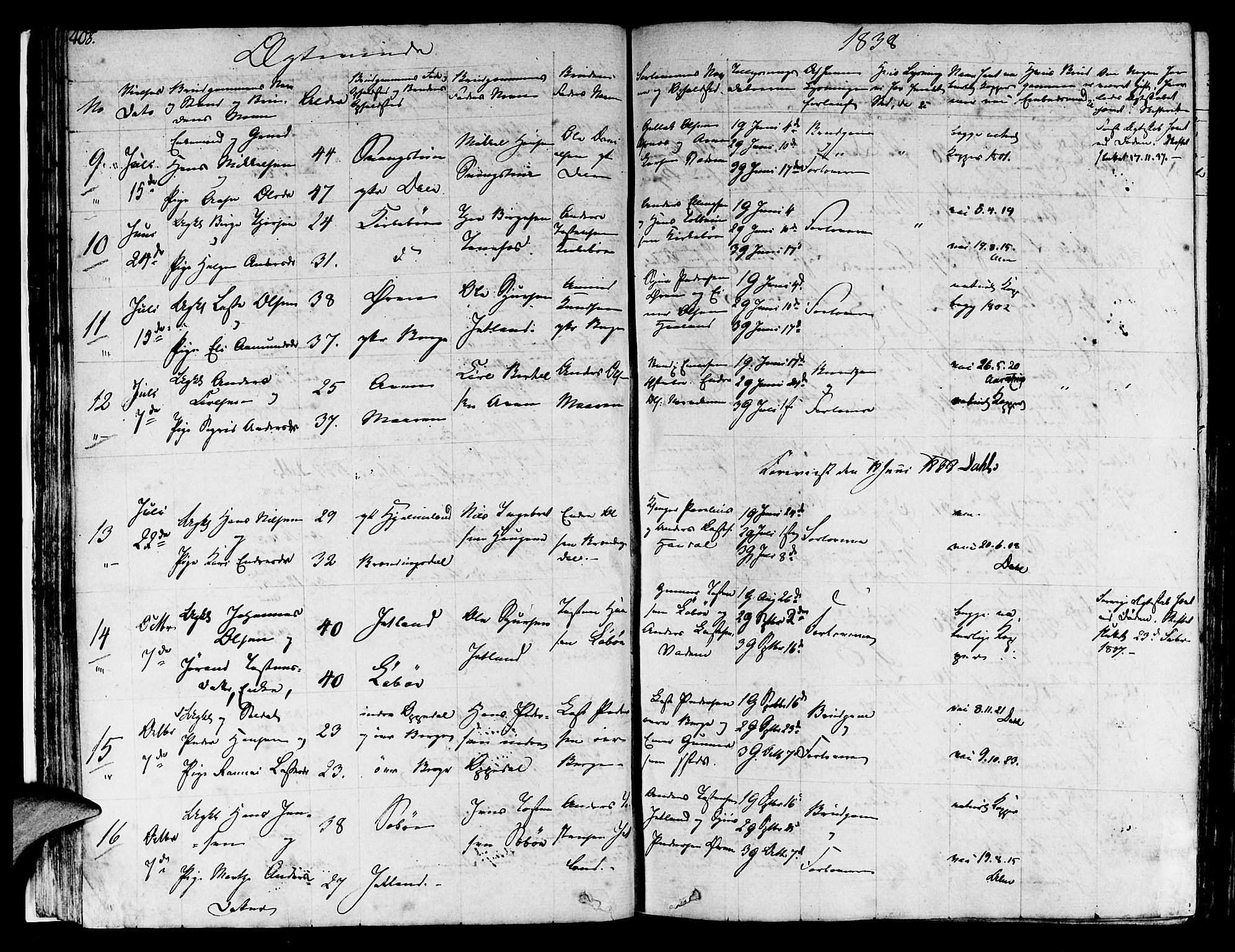 Lavik sokneprestembete, AV/SAB-A-80901: Ministerialbok nr. A 2II, 1821-1842, s. 408