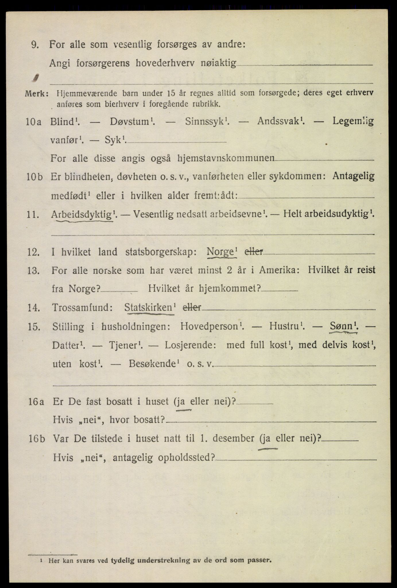 SAH, Folketelling 1920 for 0515 Vågå herred, 1920, s. 1641