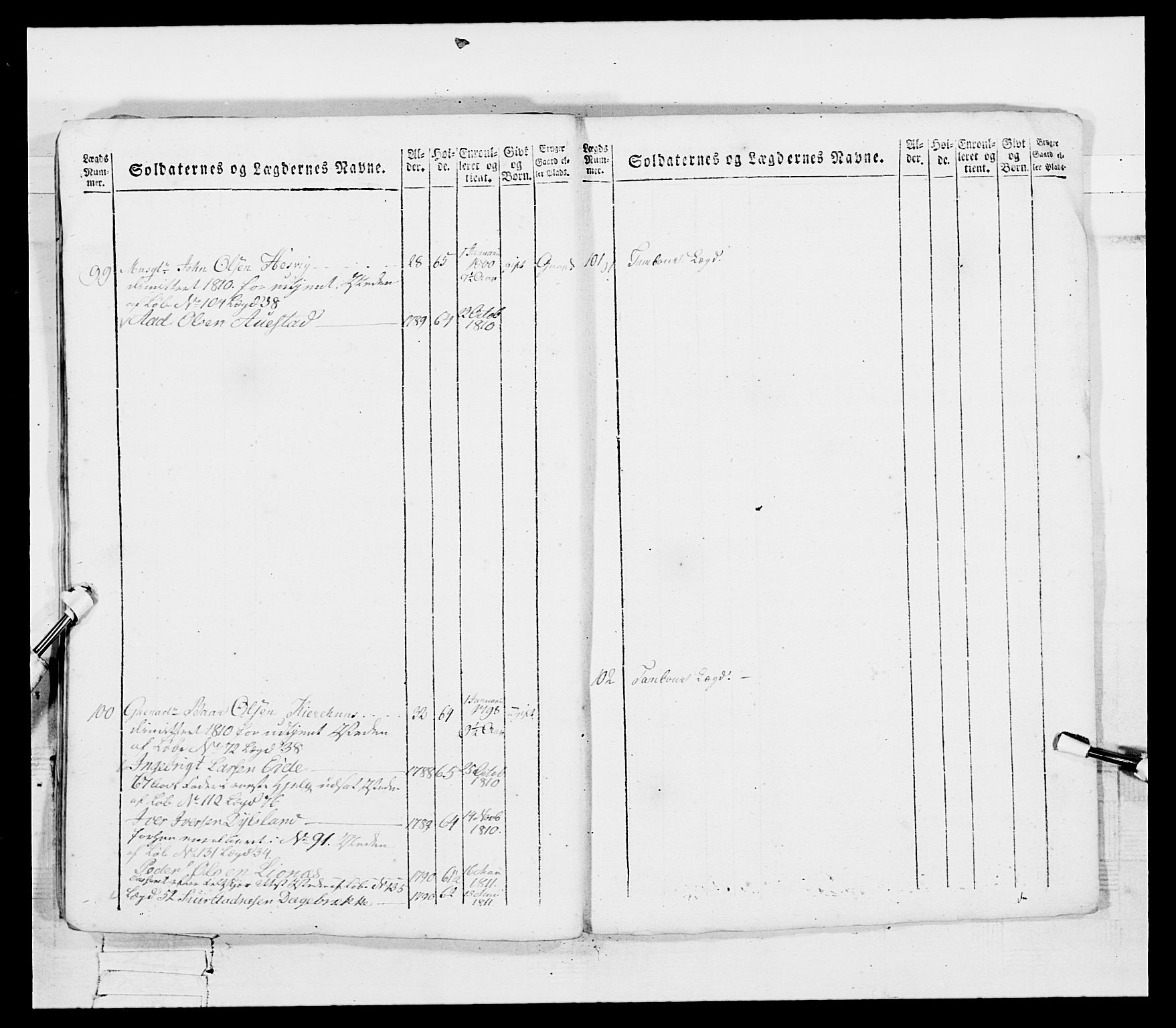 Generalitets- og kommissariatskollegiet, Det kongelige norske kommissariatskollegium, RA/EA-5420/E/Eh/L0097: Bergenhusiske nasjonale infanteriregiment, 1803-1807, s. 307