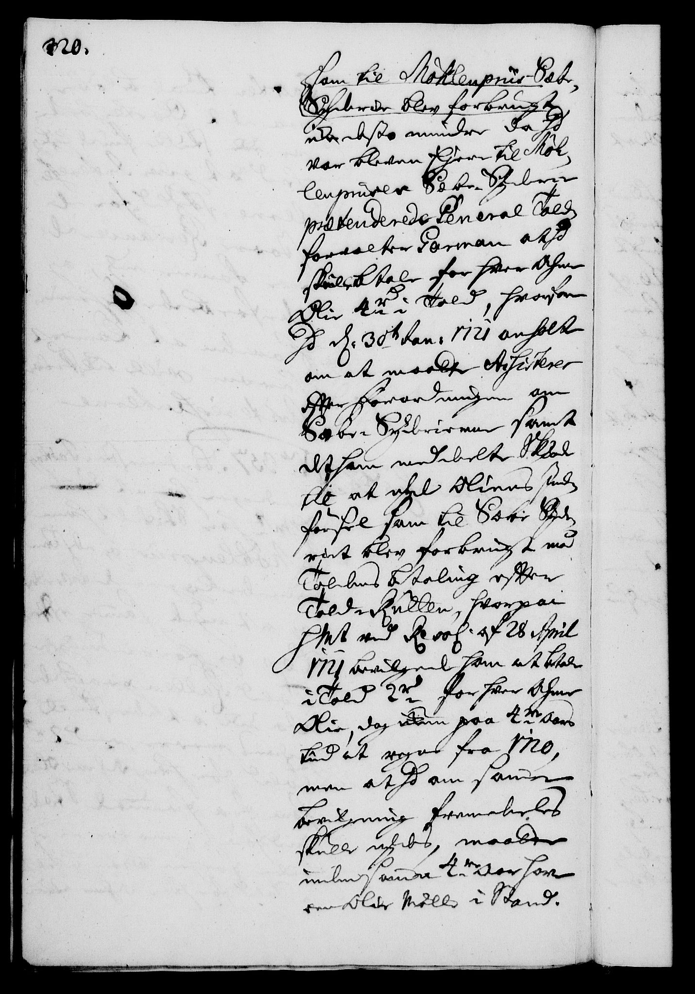 Rentekammeret, Kammerkanselliet, AV/RA-EA-3111/G/Gh/Gha/L0011: Norsk ekstraktmemorialprotokoll (merket RK 53.56), 1729, s. 320