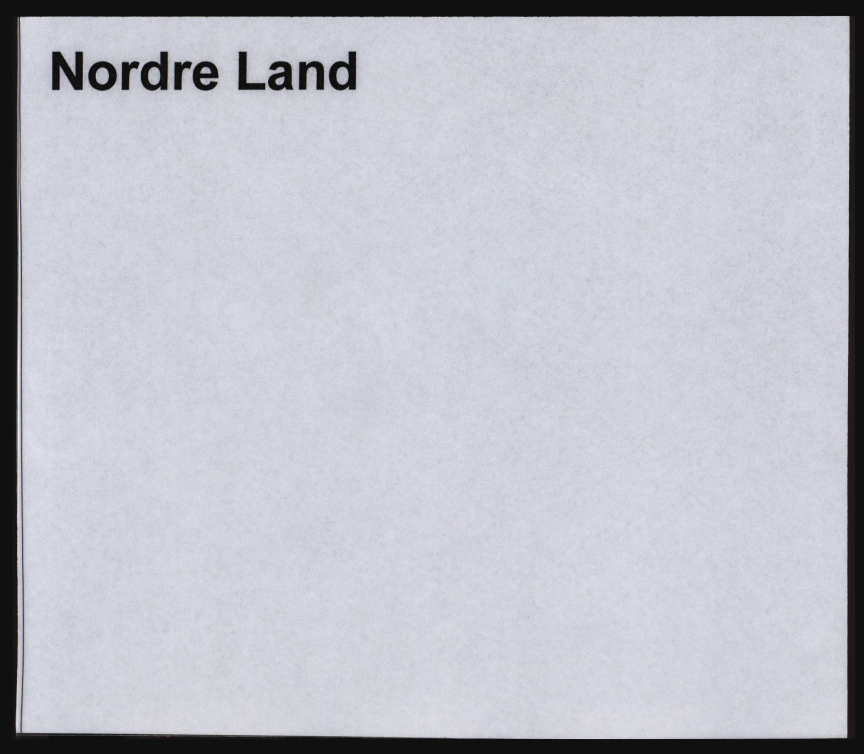 Norges Brannkasse, Nordre Land, AV/SAH-NBRANL-053, s. 1
