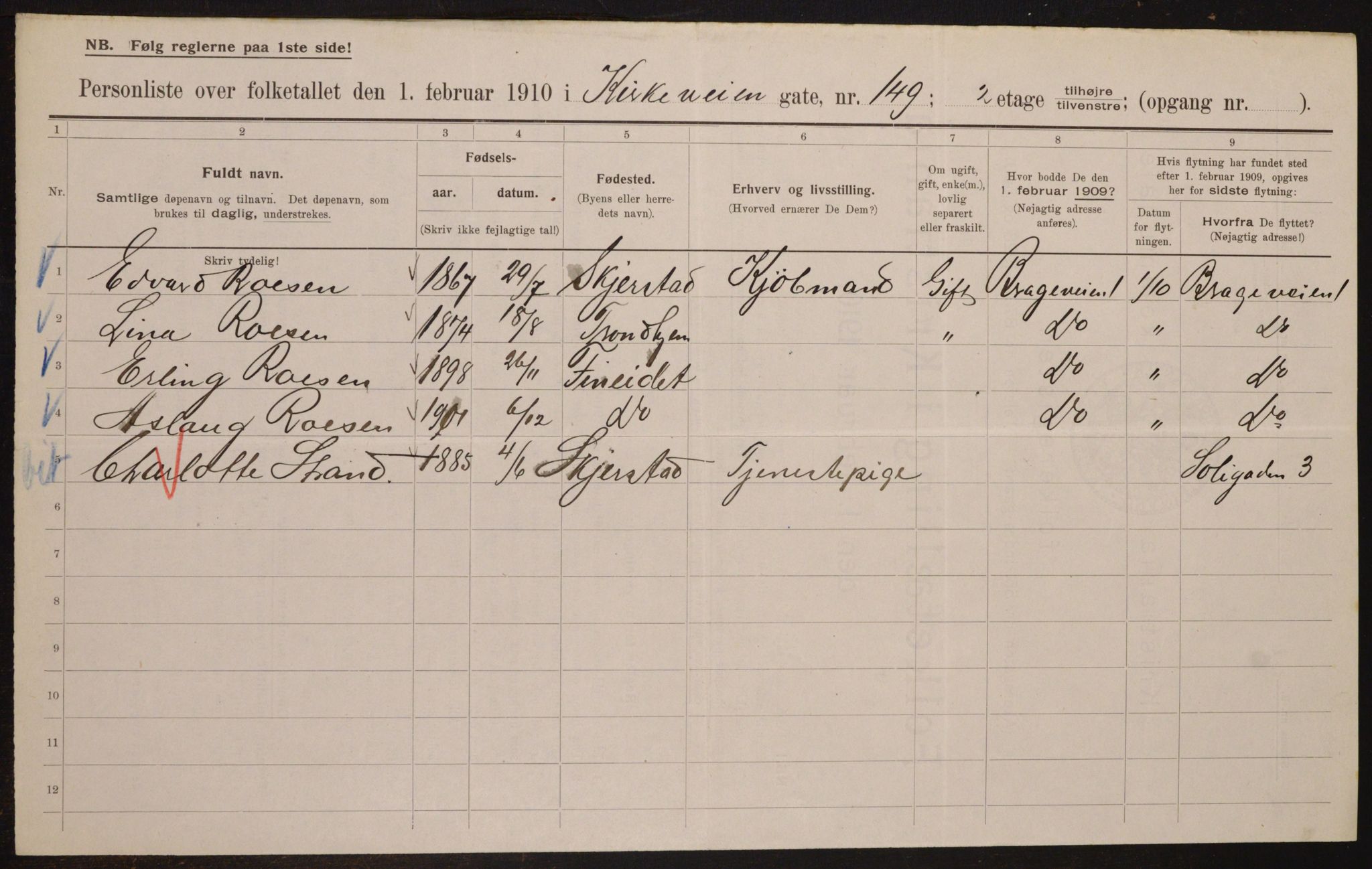 OBA, Kommunal folketelling 1.2.1910 for Kristiania, 1910, s. 49803
