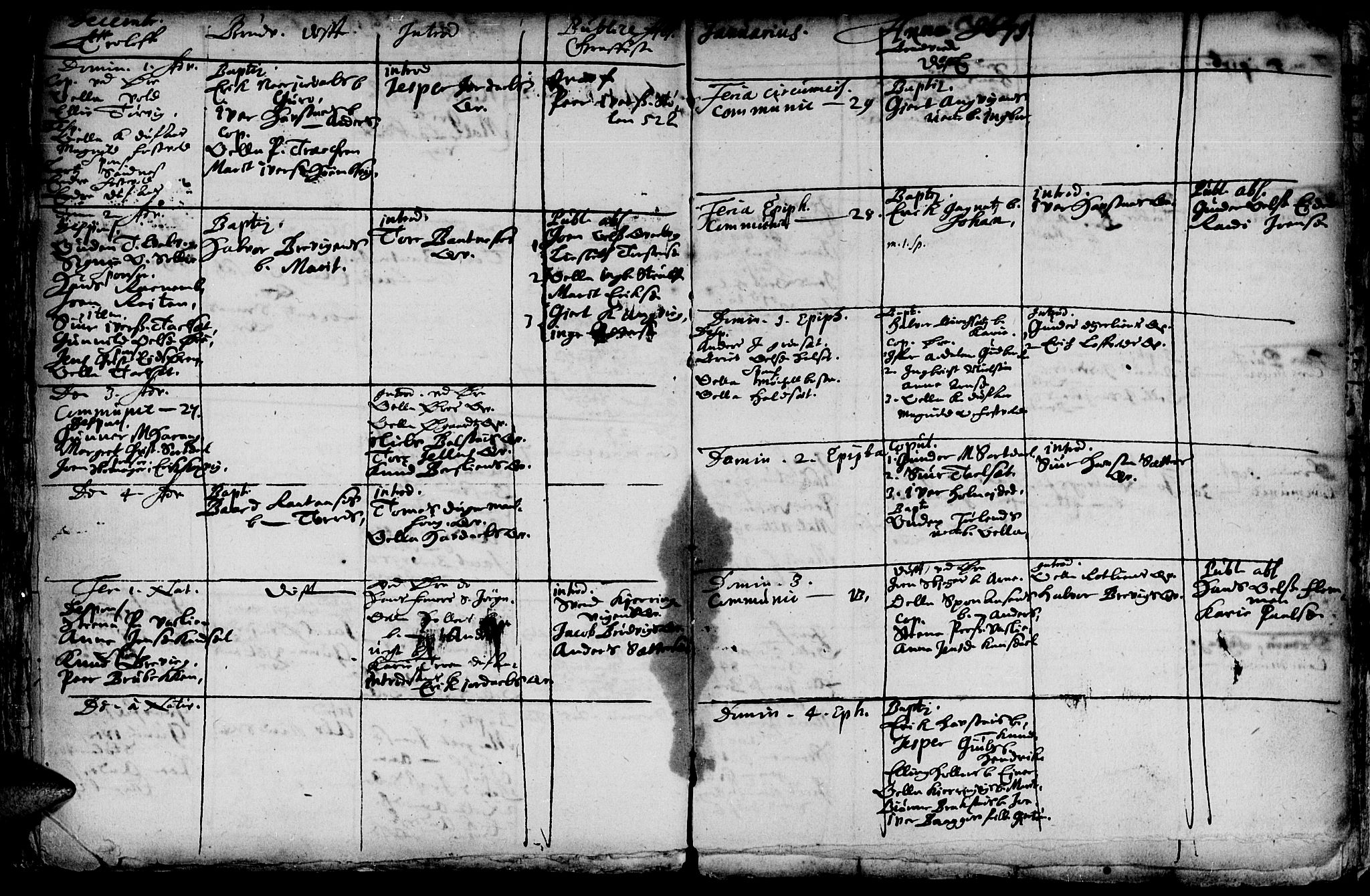 Ministerialprotokoller, klokkerbøker og fødselsregistre - Møre og Romsdal, AV/SAT-A-1454/586/L0975: Ministerialbok nr. 586A01, 1645-1681