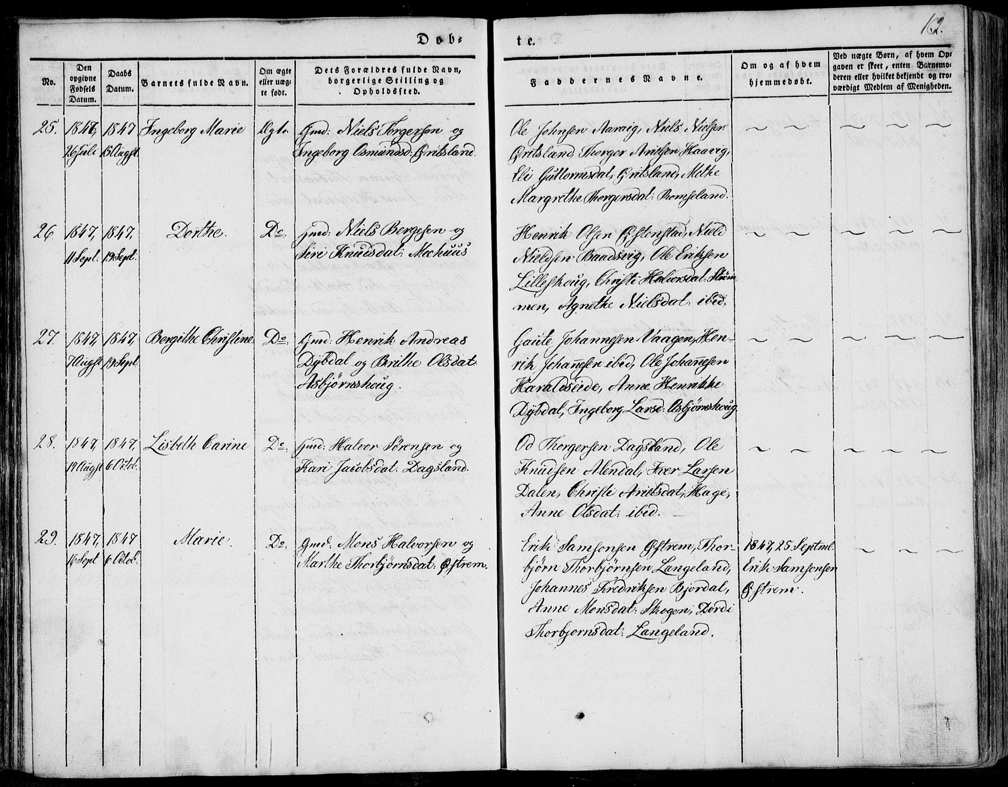 Skjold sokneprestkontor, SAST/A-101847/H/Ha/Haa/L0006: Ministerialbok nr. A 6.1, 1835-1858, s. 162