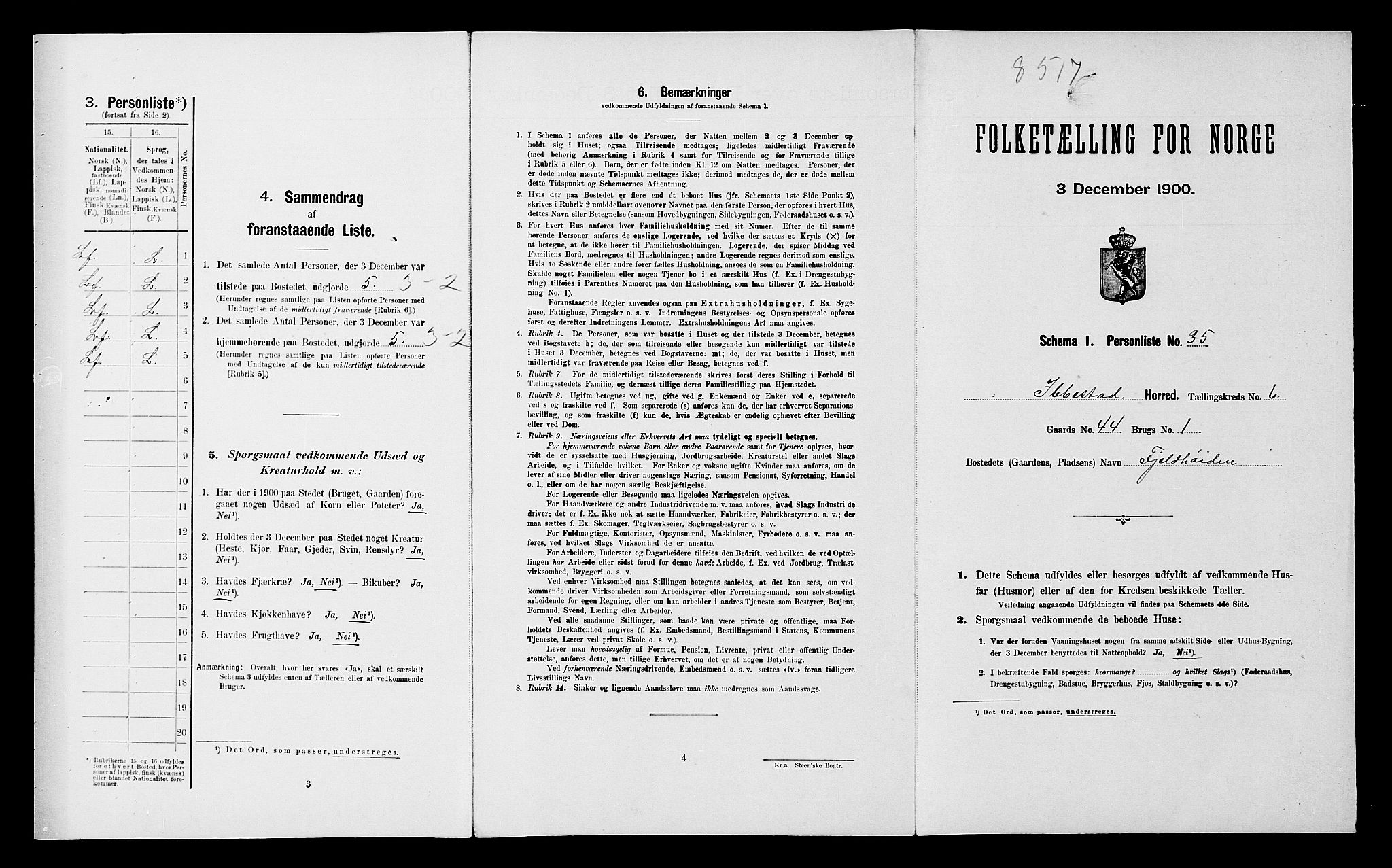 SATØ, Folketelling 1900 for 1917 Ibestad herred, 1900, s. 916