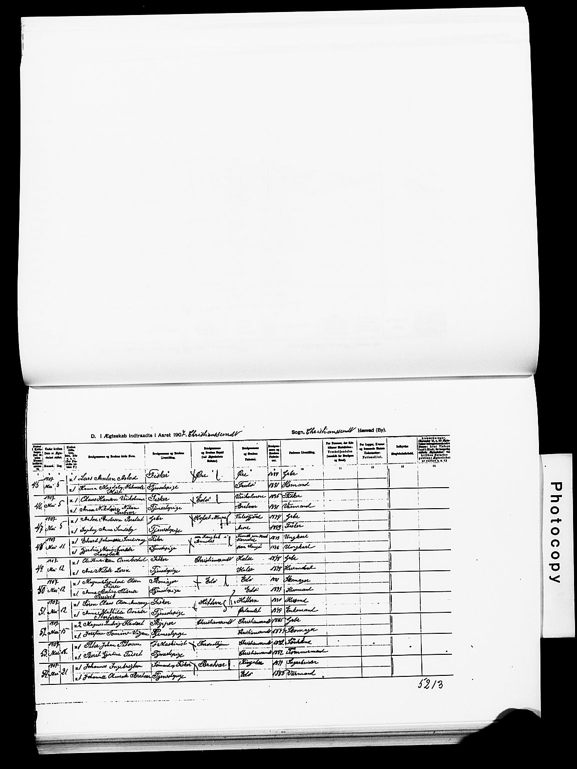 Ministerialprotokoller, klokkerbøker og fødselsregistre - Møre og Romsdal, AV/SAT-A-1454/572/L0859: Ministerialbok nr. 572D03, 1903-1916