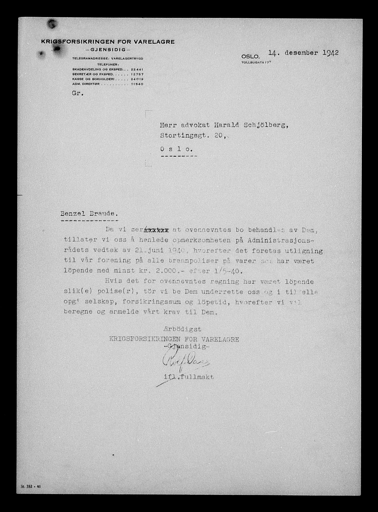 Justisdepartementet, Tilbakeføringskontoret for inndratte formuer, AV/RA-S-1564/H/Hc/Hcc/L0927: --, 1945-1947, s. 520