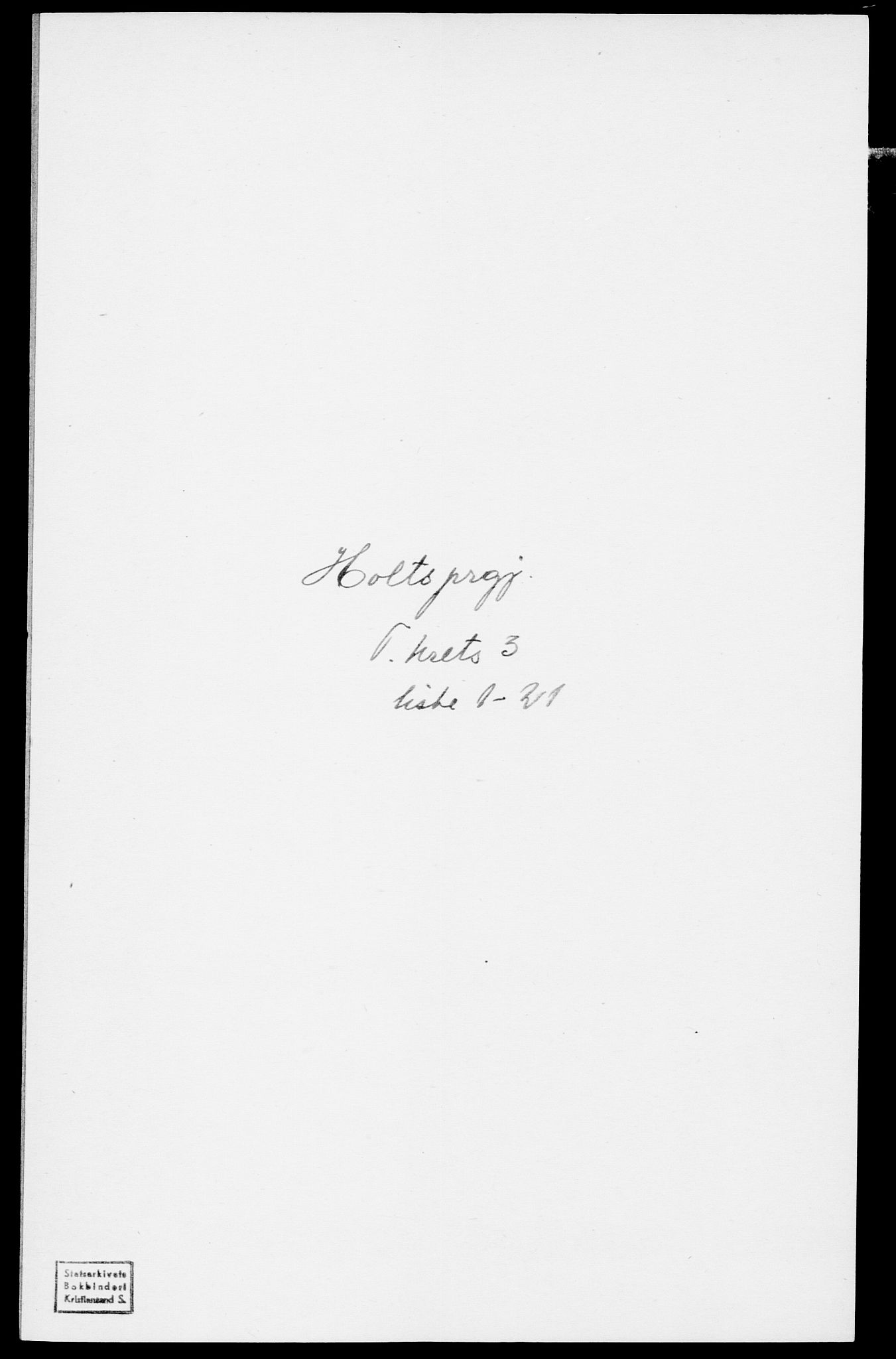 SAK, Folketelling 1875 for 0914L Holt prestegjeld, Holt sokn, 1875, s. 405