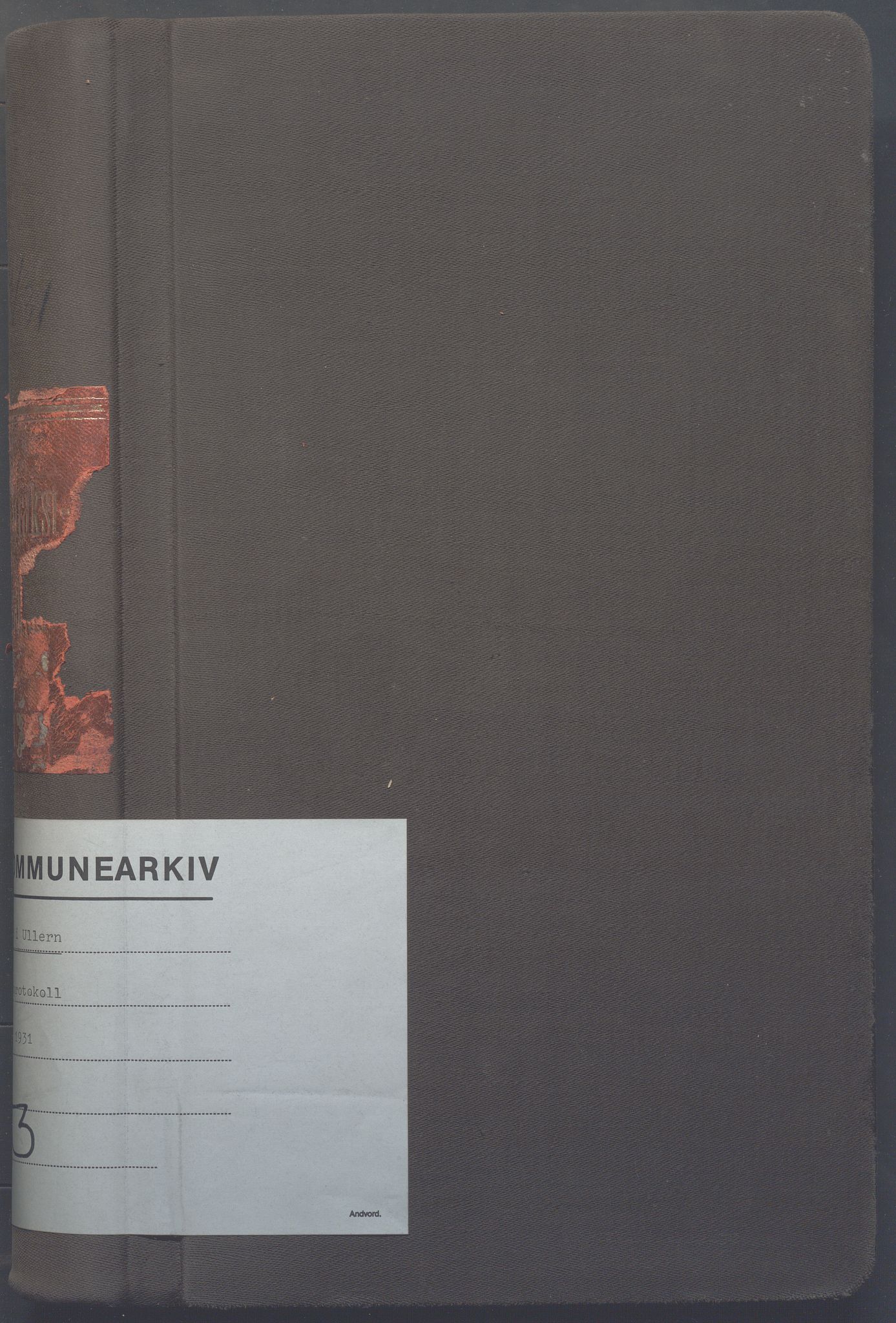 Lensmennene i Aker, OBA/A-10133/F/Fb/L0003: Branntakstprotokoll, 1929-1931