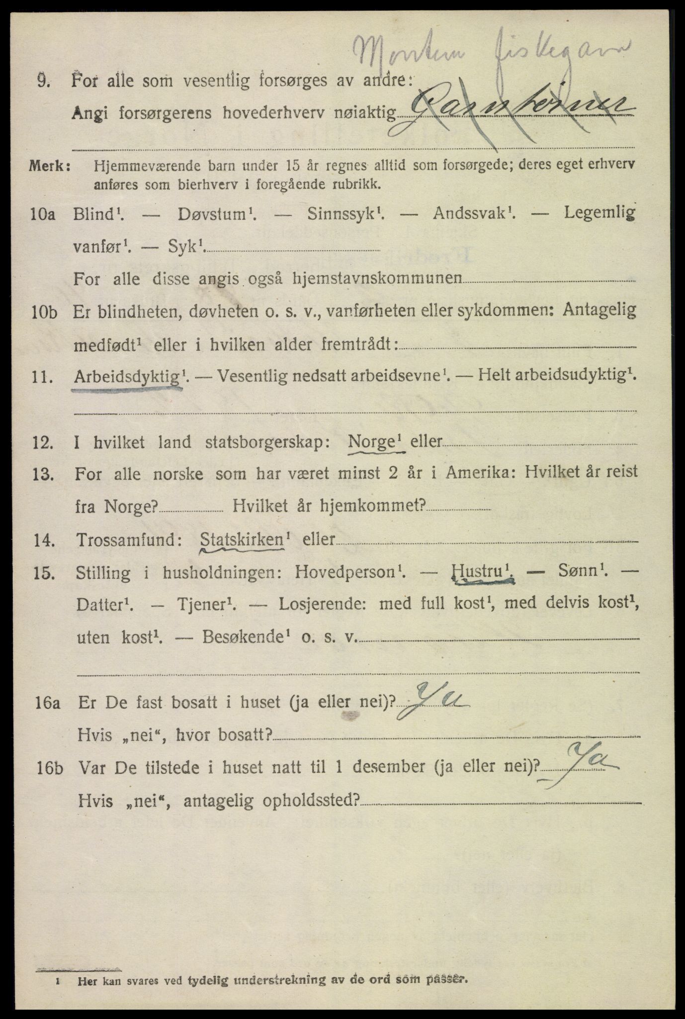 SAKO, Folketelling 1920 for 0798 Fredriksvern herred, 1920, s. 948