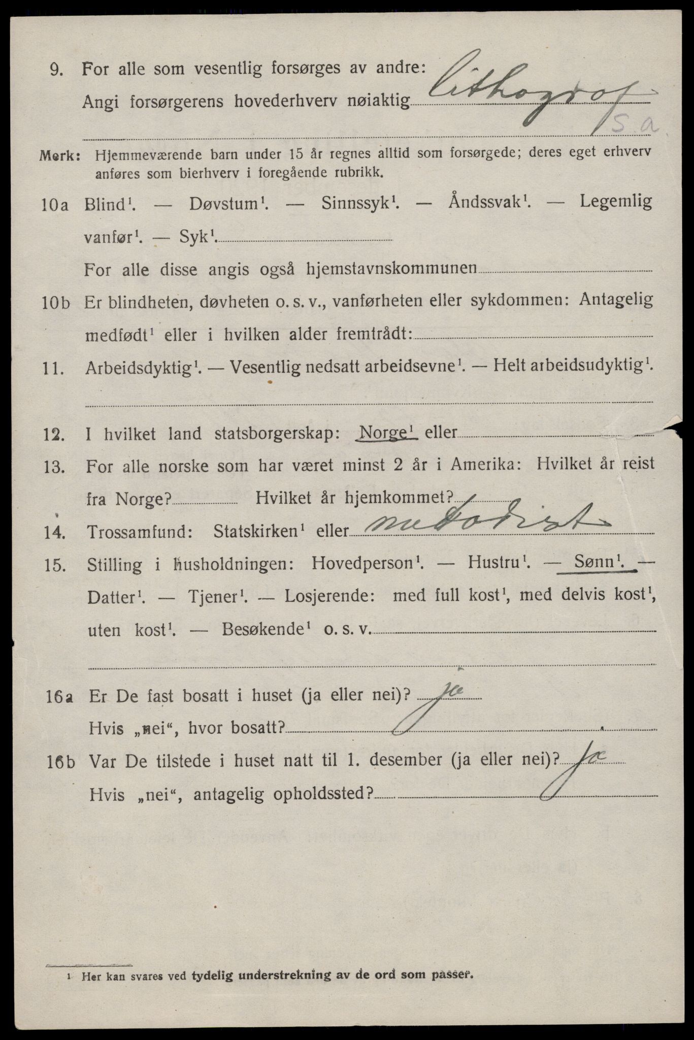 SAST, Folketelling 1920 for 1152 Torvastad herred, 1920, s. 2917