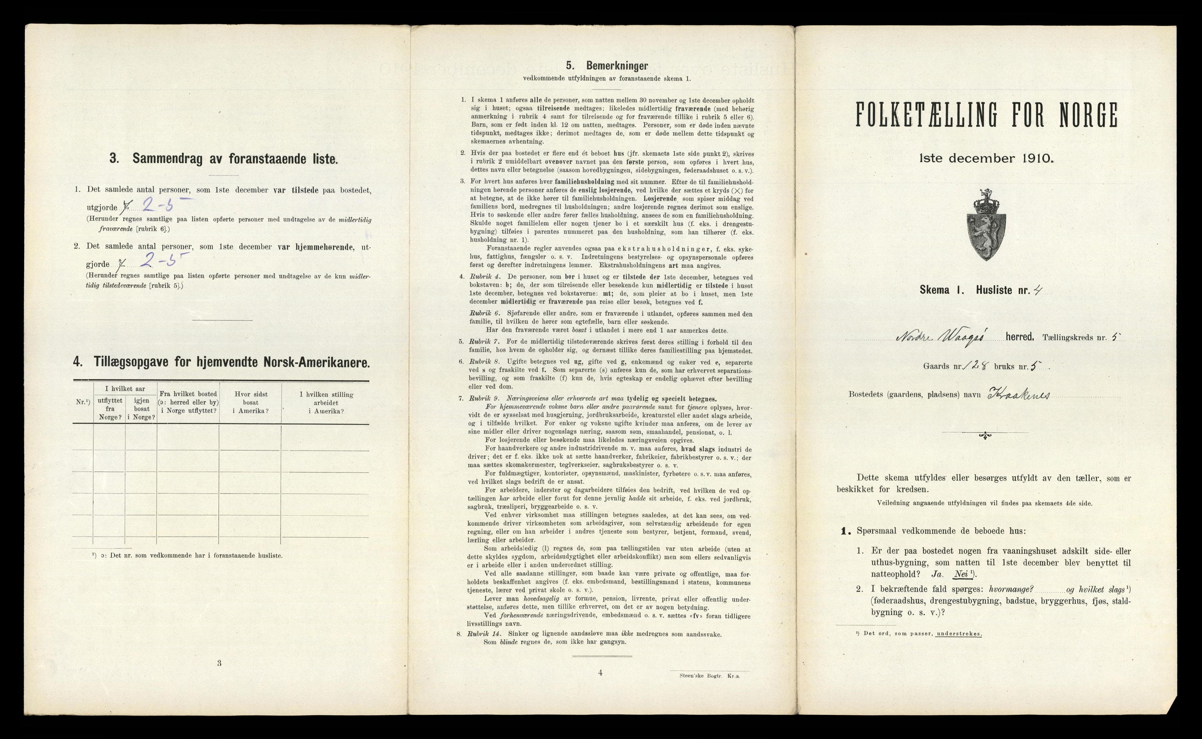 RA, Folketelling 1910 for 1440 Nord-Vågsøy herred, 1910, s. 273