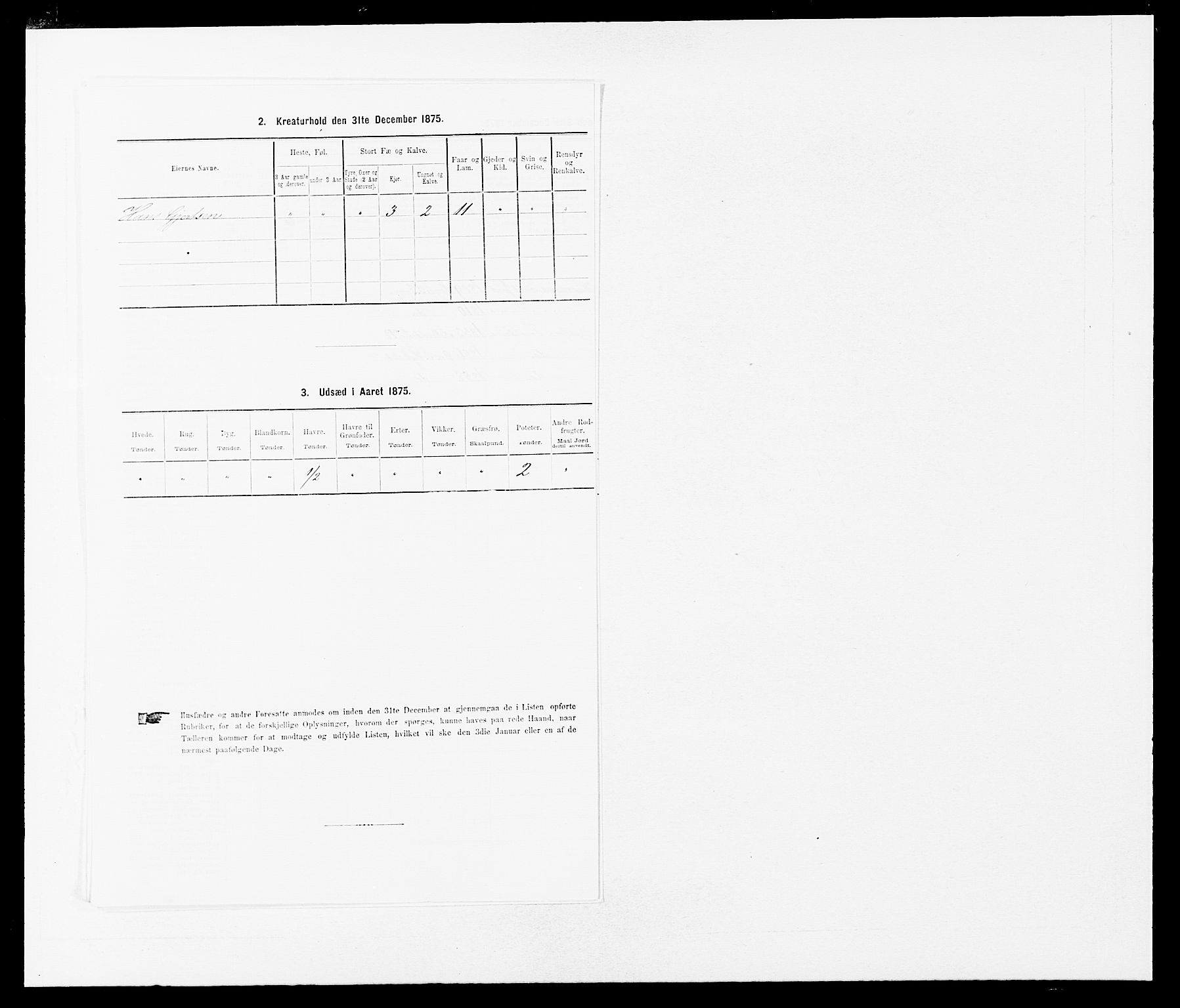 SAB, Folketelling 1875 for 1413P Hyllestad prestegjeld, 1875, s. 125