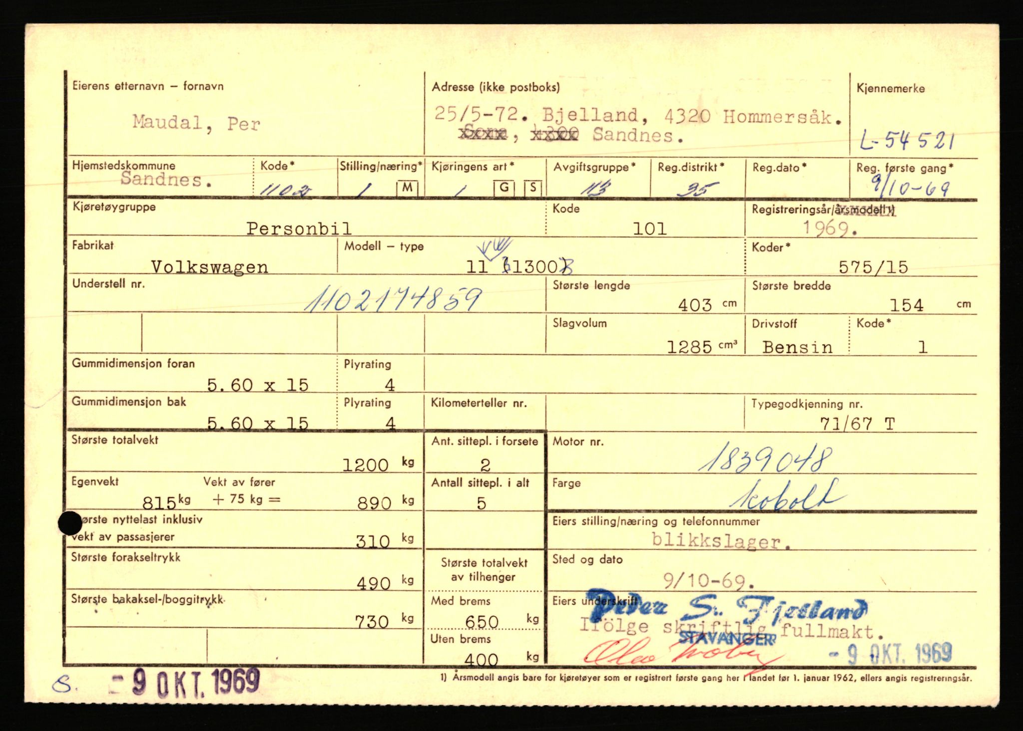 Stavanger trafikkstasjon, AV/SAST-A-101942/0/F/L0054: L-54200 - L-55699, 1930-1971, s. 677