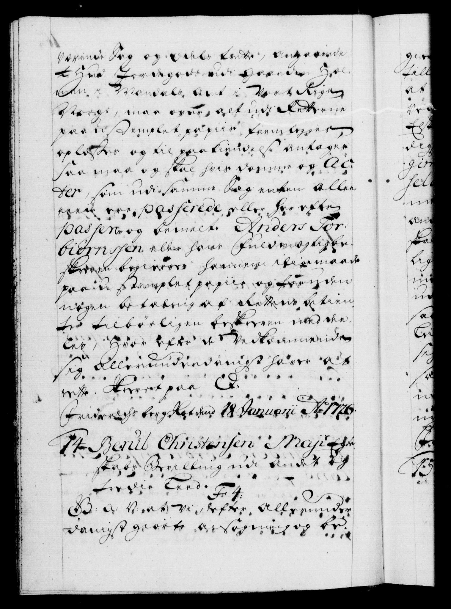 Danske Kanselli 1572-1799, AV/RA-EA-3023/F/Fc/Fca/Fcaa/L0025: Norske registre, 1726-1728, s. 10b