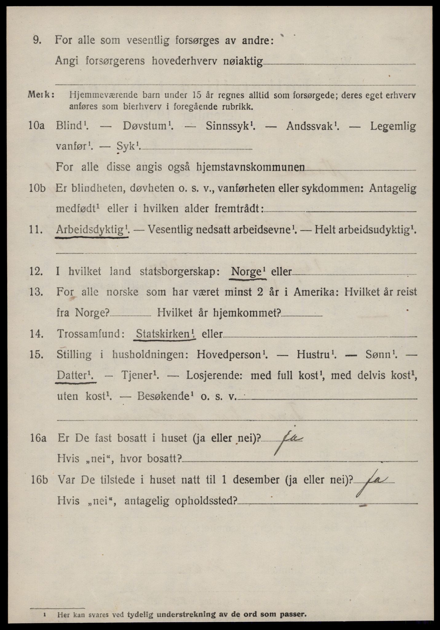 SAT, Folketelling 1920 for 1519 Volda herred, 1920, s. 1947