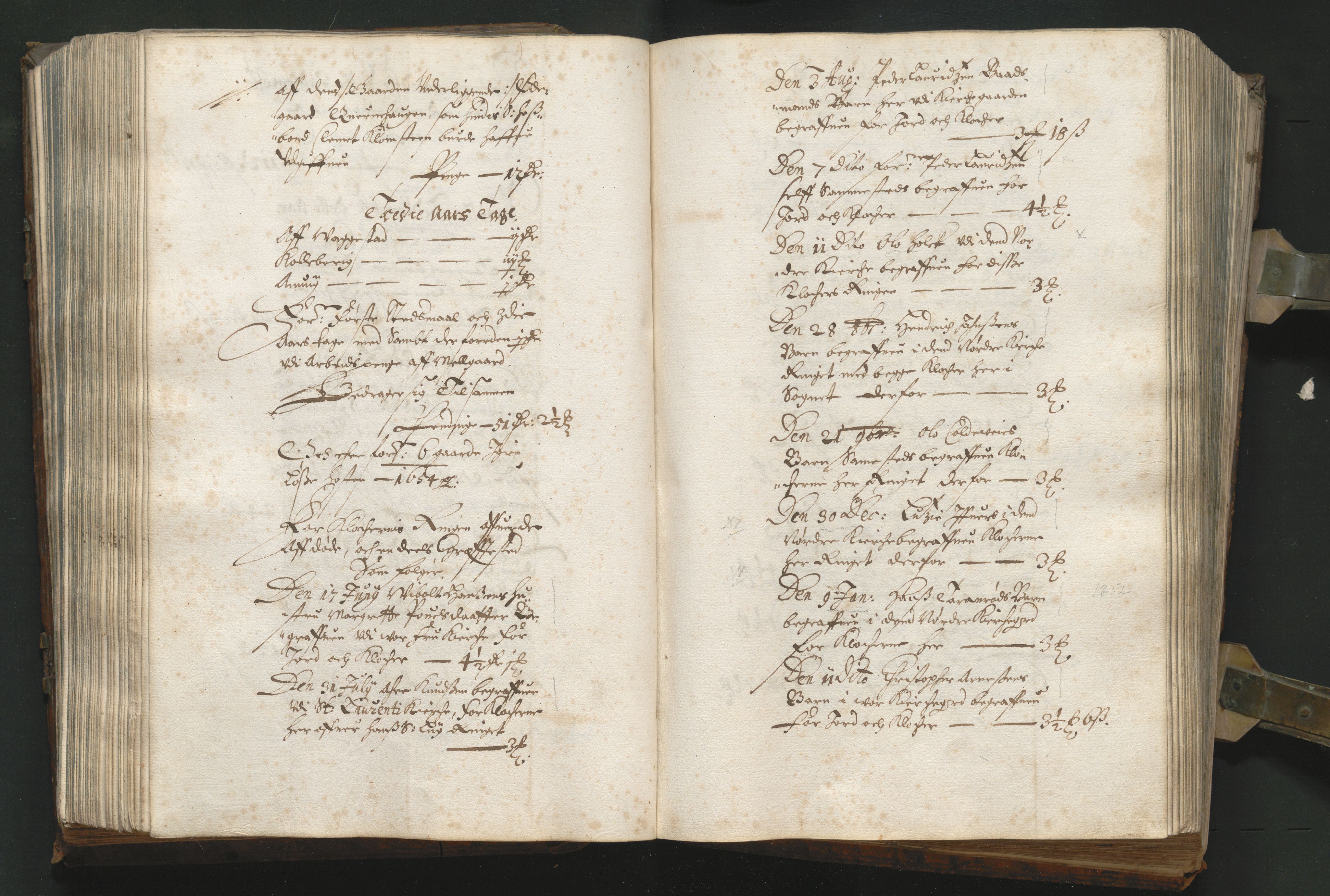 Tønsberg sokneprestkontor, AV/SAKO-A-329/R/Ra/L0001a: Kirkeregnskap. 1a, 1637-1693