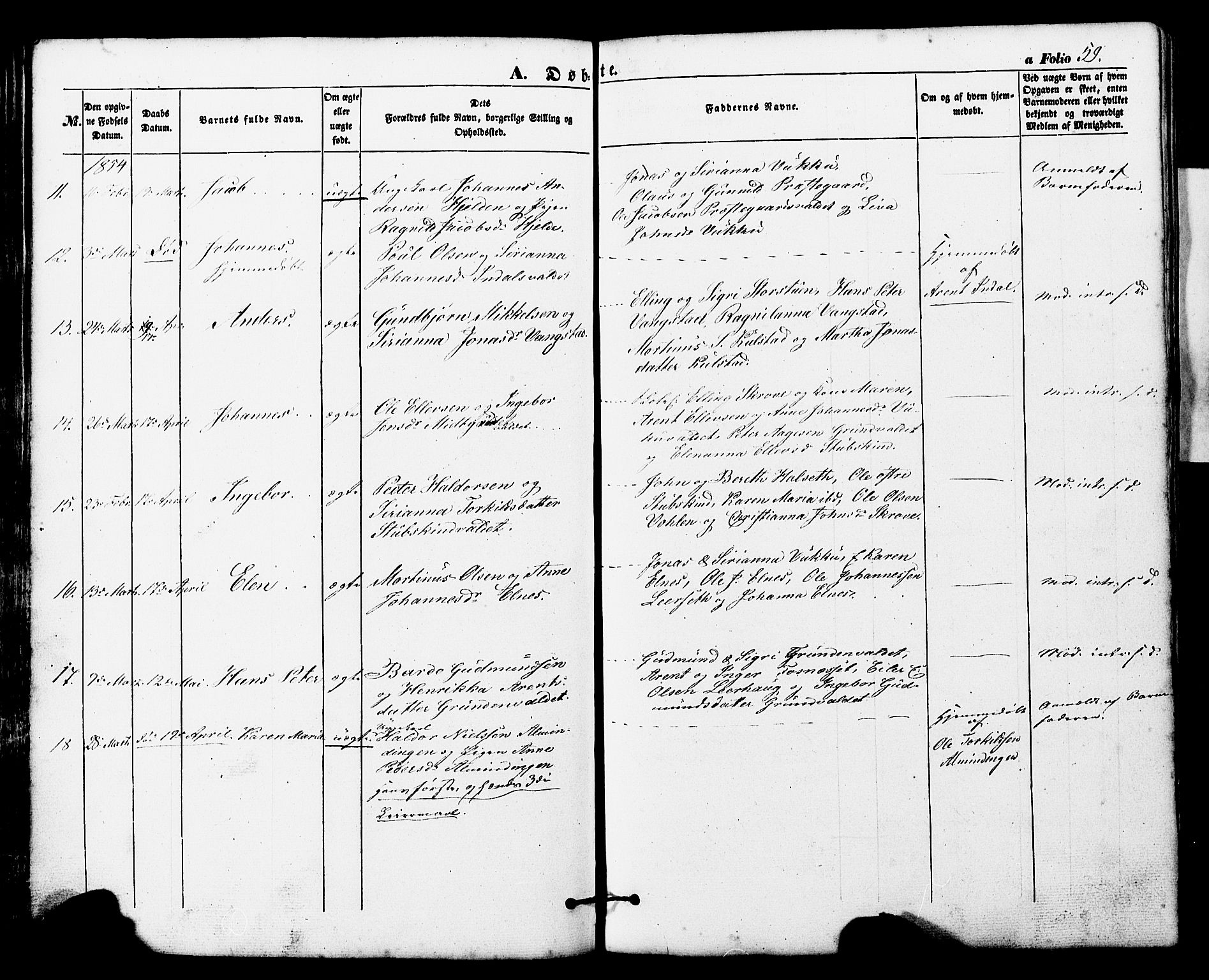 Ministerialprotokoller, klokkerbøker og fødselsregistre - Nord-Trøndelag, SAT/A-1458/724/L0268: Klokkerbok nr. 724C04, 1846-1878, s. 59