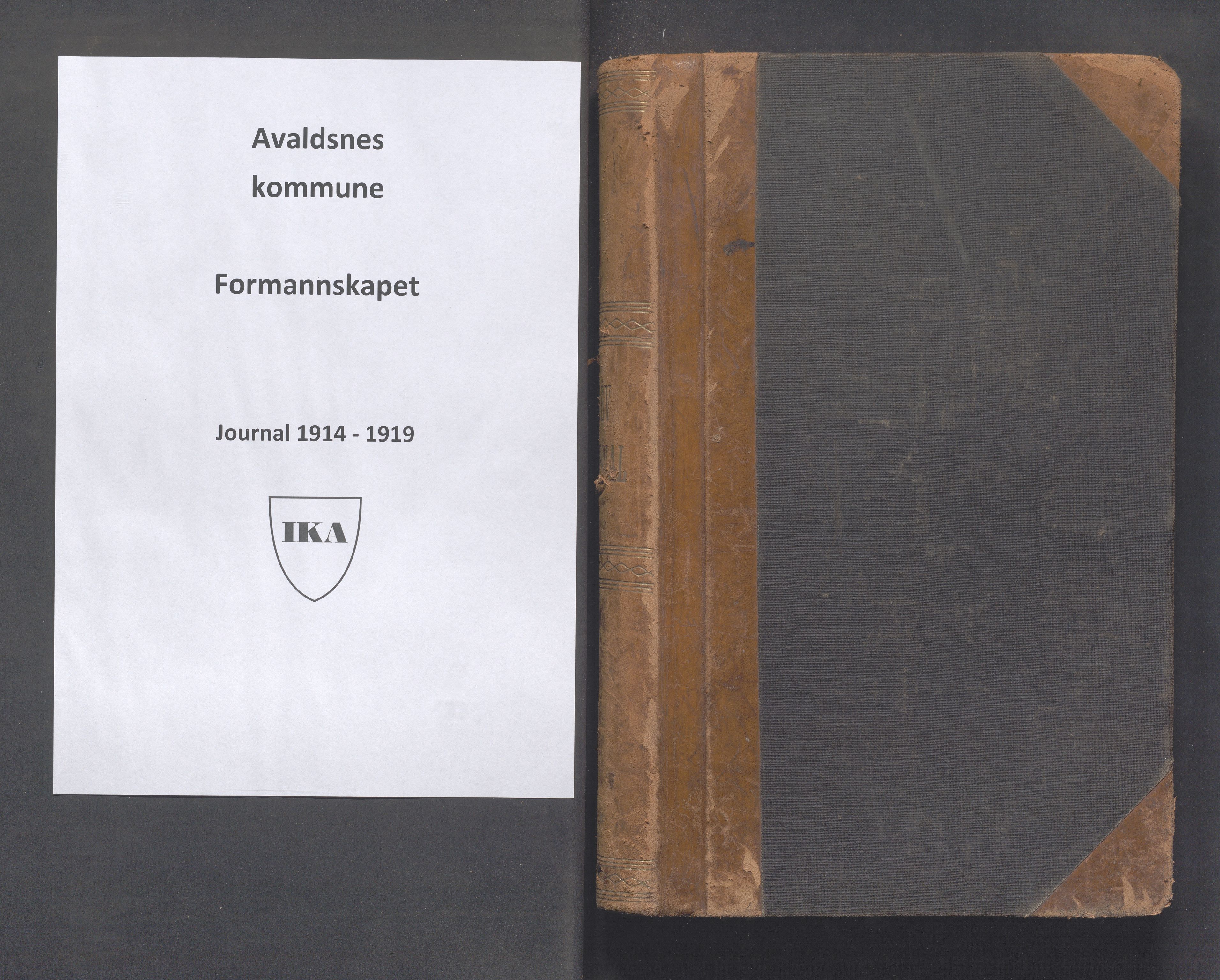 Avaldsnes kommune - Formannskapet, IKAR/K-101651/C/Ca/L0005: Journal, 1914-1919