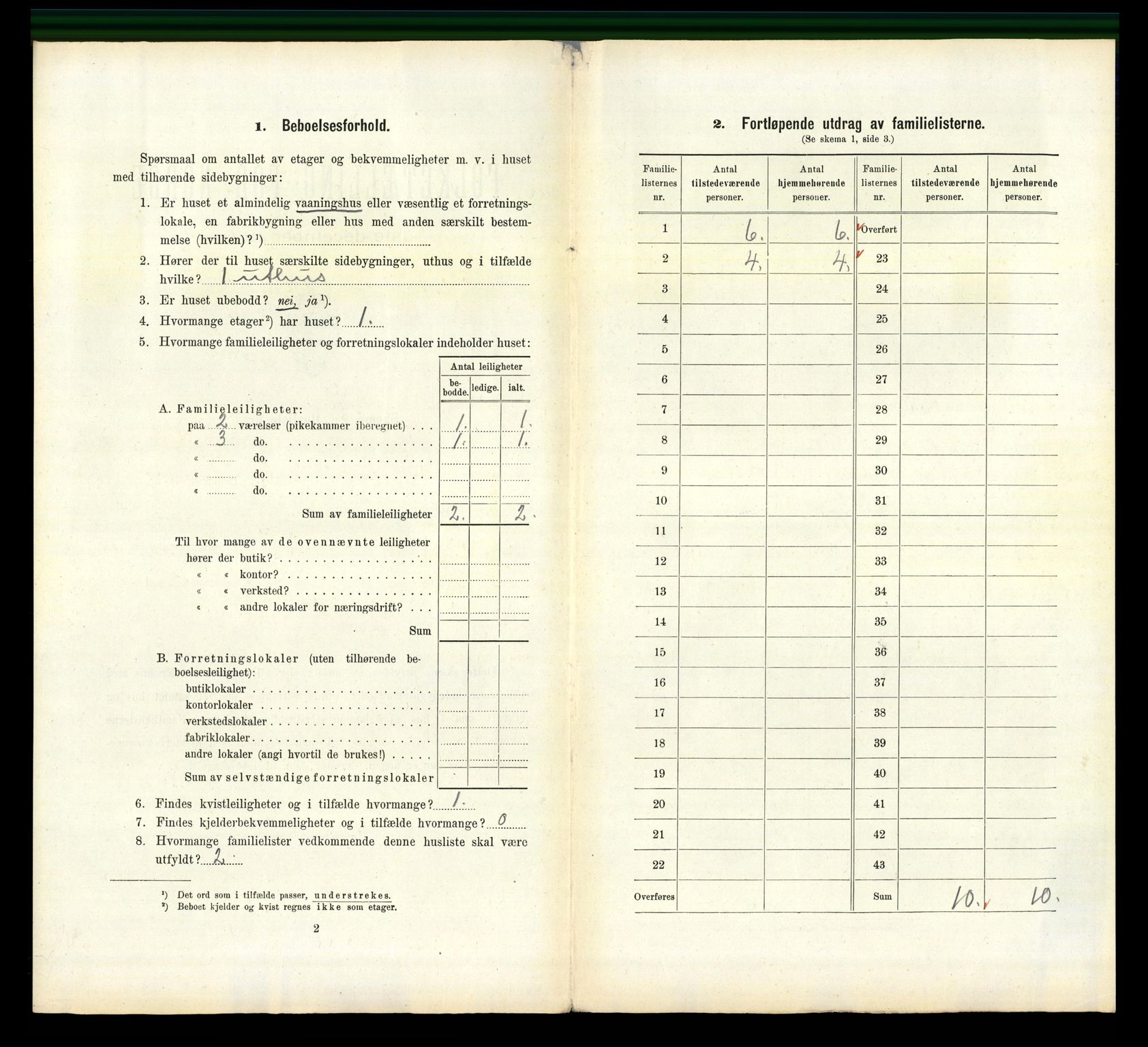 RA, Folketelling 1910 for 1102 Sandnes ladested, 1910, s. 1187