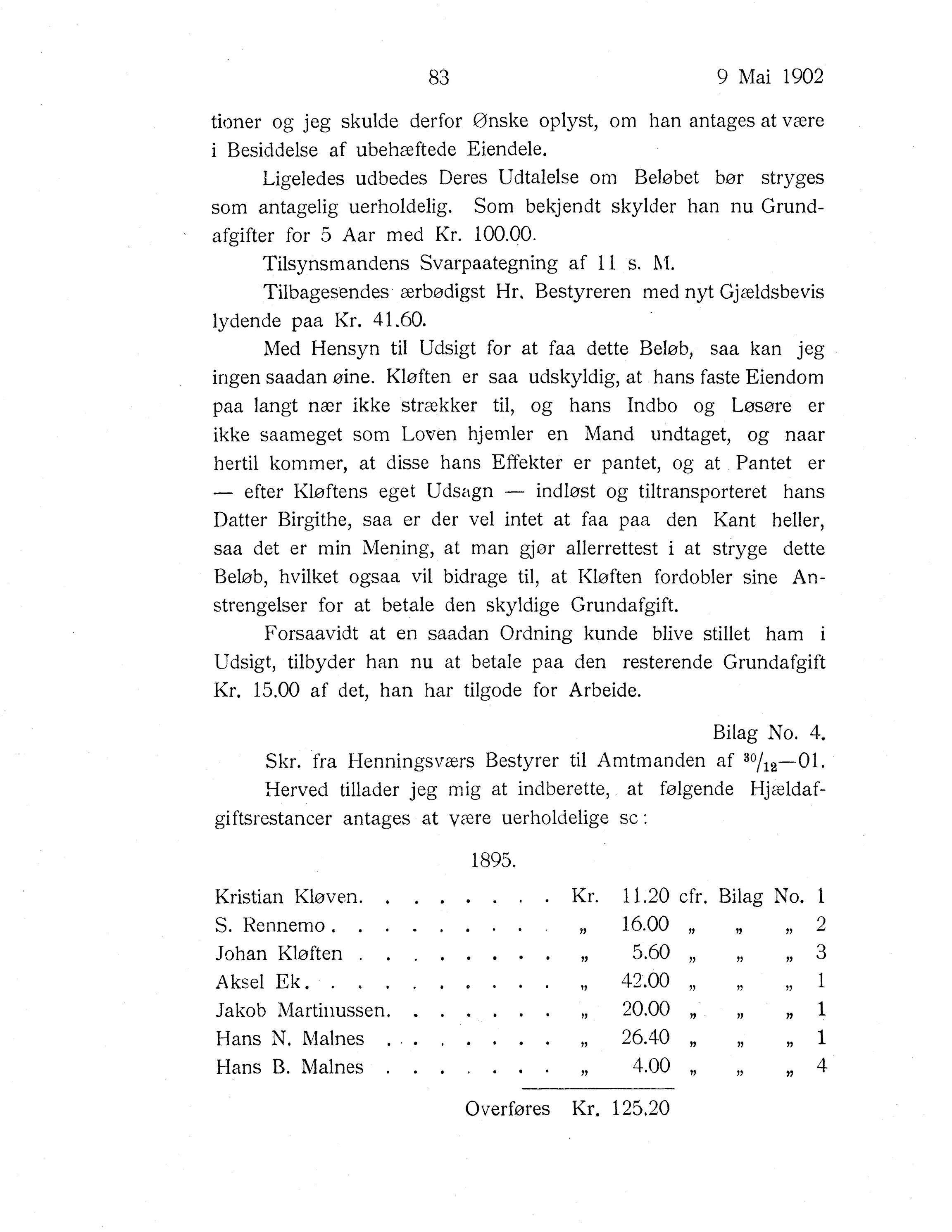 Nordland Fylkeskommune. Fylkestinget, AIN/NFK-17/176/A/Ac/L0025: Fylkestingsforhandlinger 1902, 1902