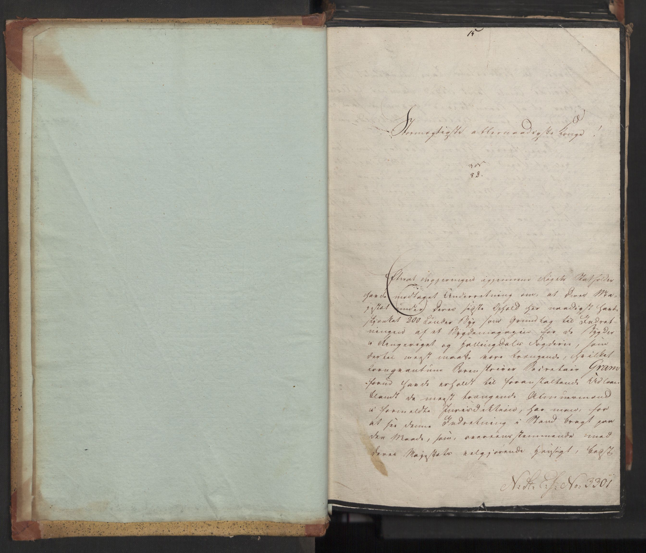 Statsrådsavdelingen i Stockholm, AV/RA-S-1003/D/Da/L0016: Regjeringsinnstillinger nr. 3101-3468, 1818, s. 3