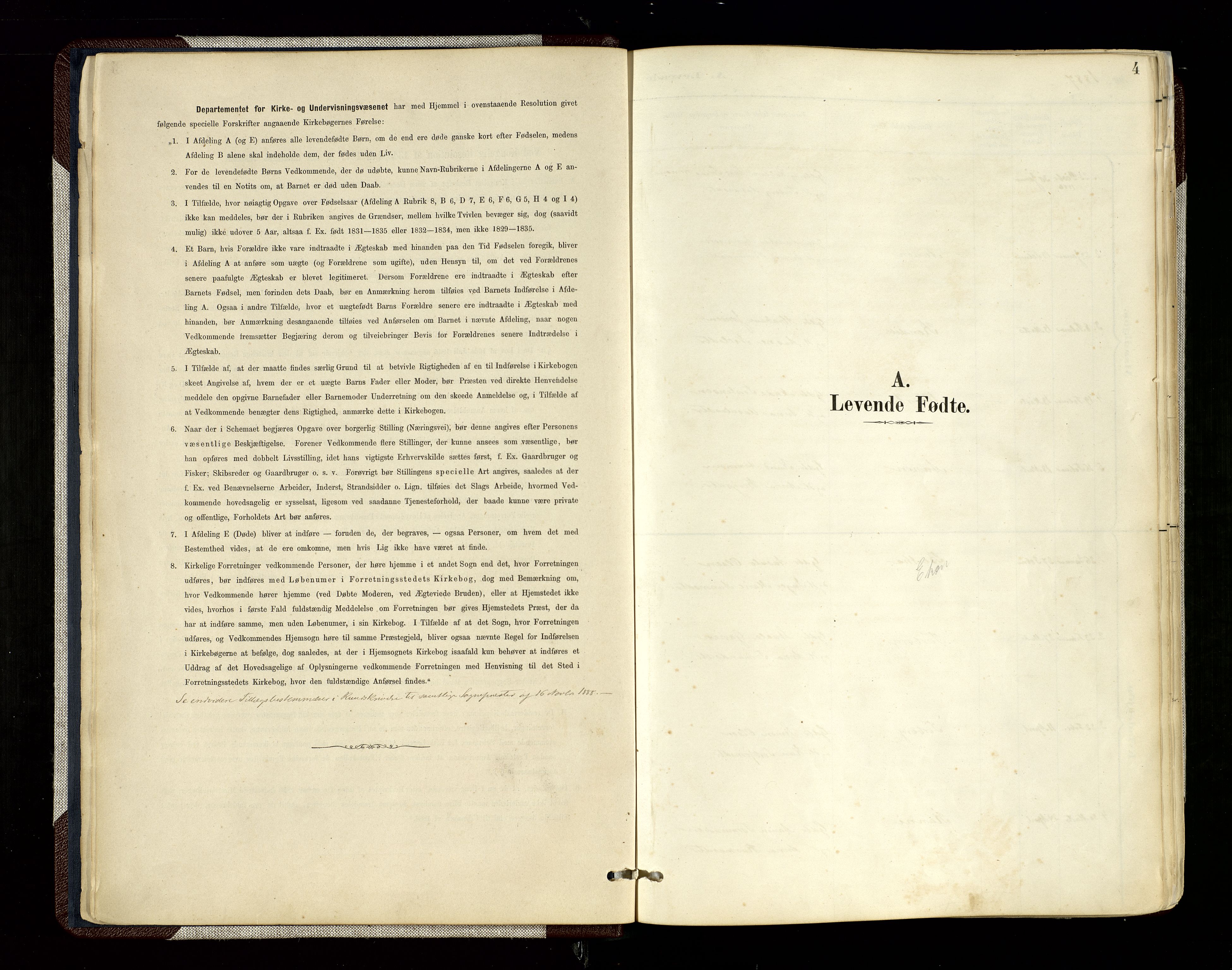 Hægebostad sokneprestkontor, SAK/1111-0024/F/Fa/Fab/L0004: Ministerialbok nr. A 4, 1887-1929, s. 4