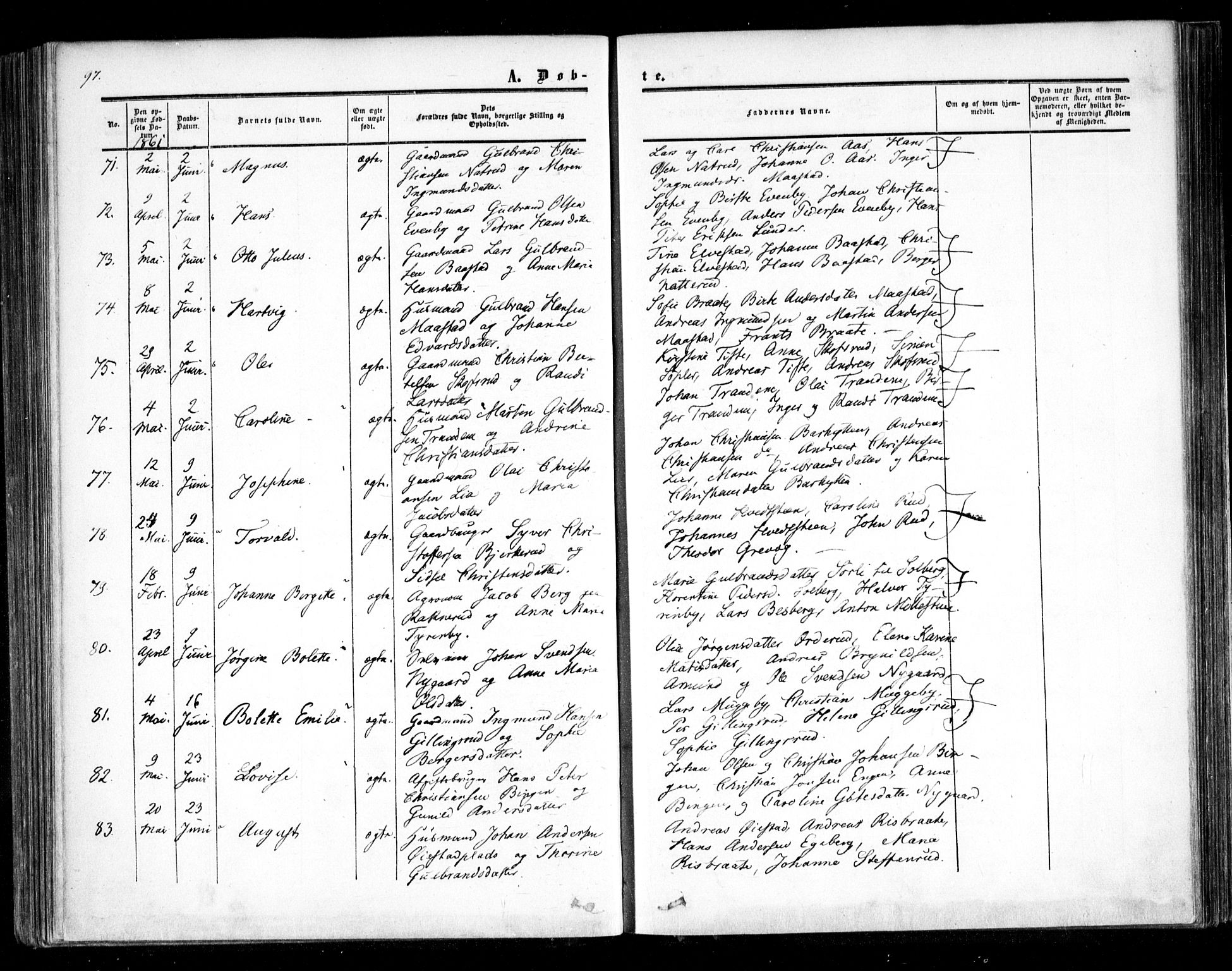 Trøgstad prestekontor Kirkebøker, AV/SAO-A-10925/F/Fa/L0008.a: Ministerialbok nr. I 8A, 1855-1864, s. 97
