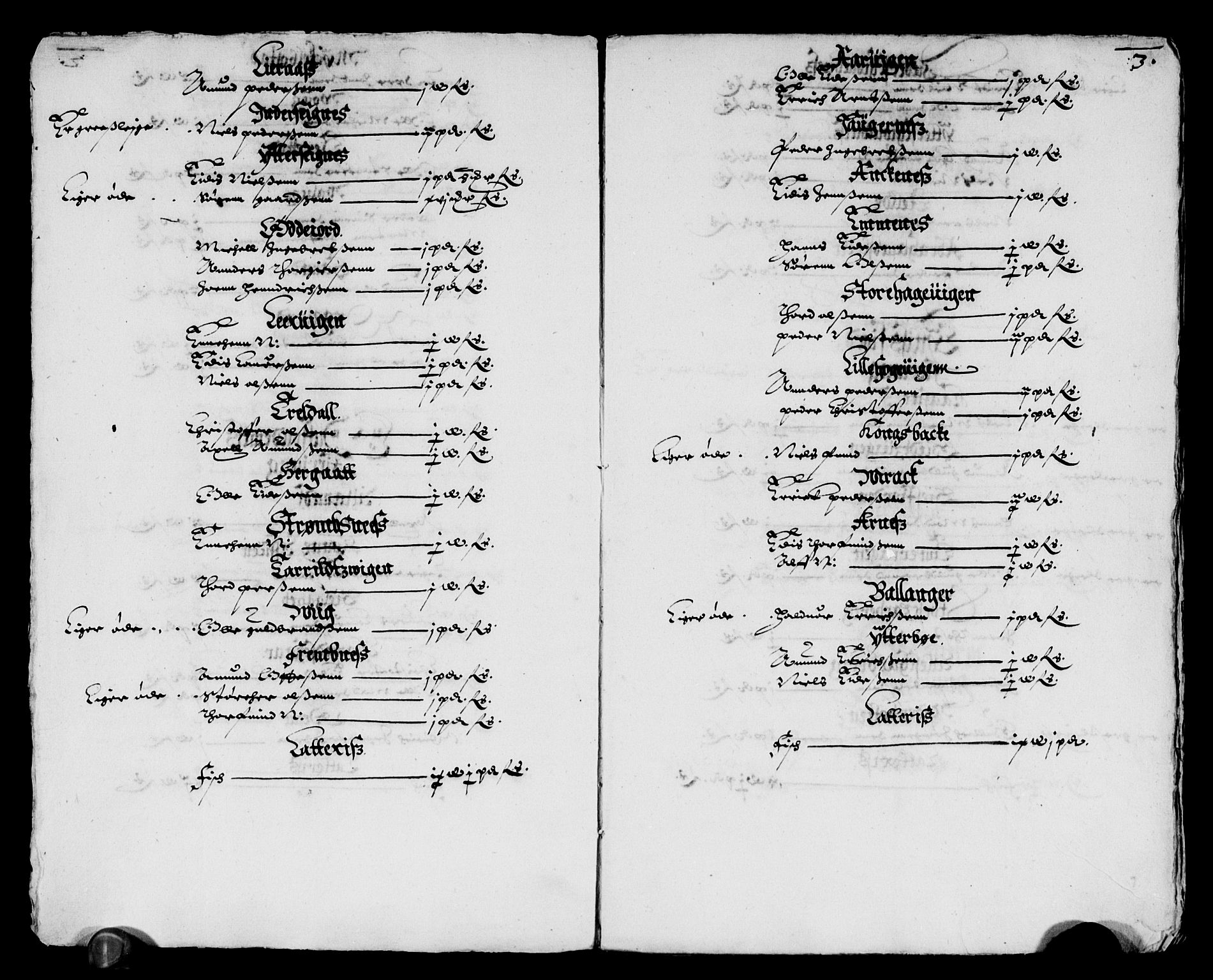 Rentekammeret inntil 1814, Reviderte regnskaper, Lensregnskaper, AV/RA-EA-5023/R/Rb/Rbz/L0025: Nordlandenes len, 1631-1635