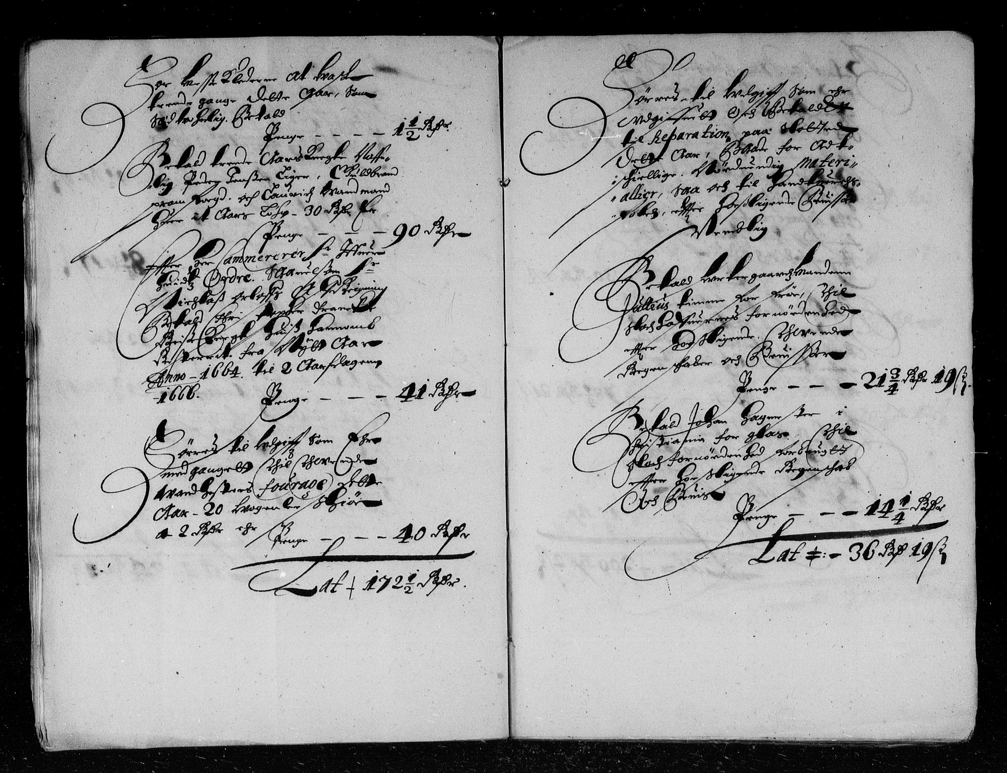 Rentekammeret inntil 1814, Reviderte regnskaper, Stiftamtstueregnskaper, Landkommissariatet på Akershus og Akershus stiftamt, AV/RA-EA-5869/R/Rb/L0040: Akershus stiftamt, 1666