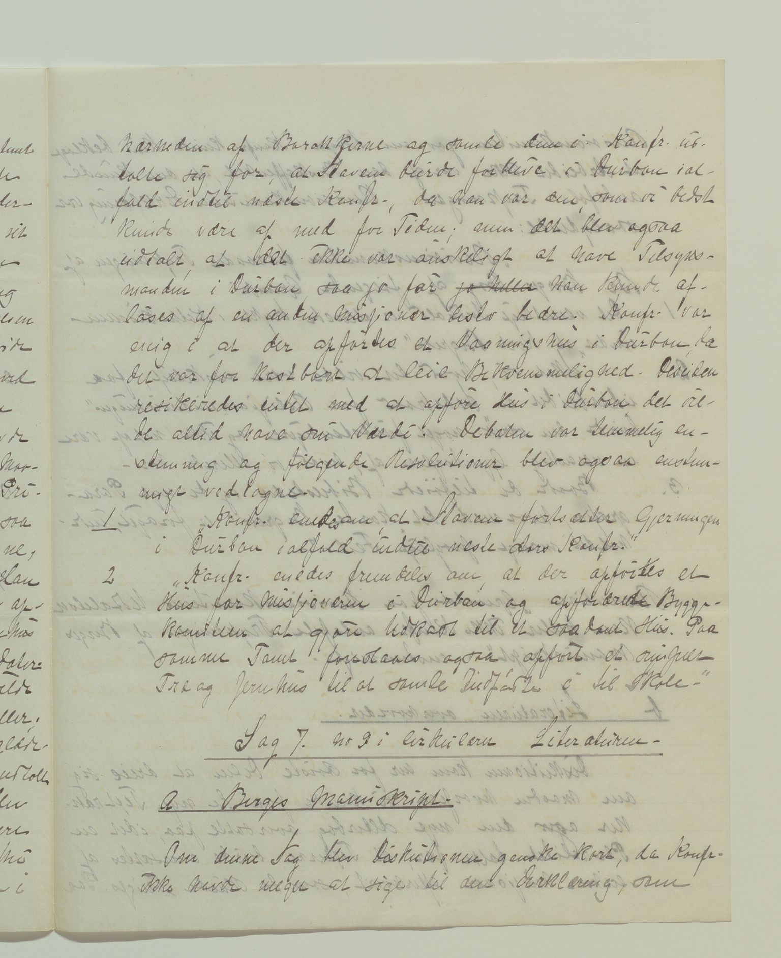 Det Norske Misjonsselskap - hovedadministrasjonen, VID/MA-A-1045/D/Da/Daa/L0038/0009: Konferansereferat og årsberetninger / Konferansereferat fra Sør-Afrika., 1891