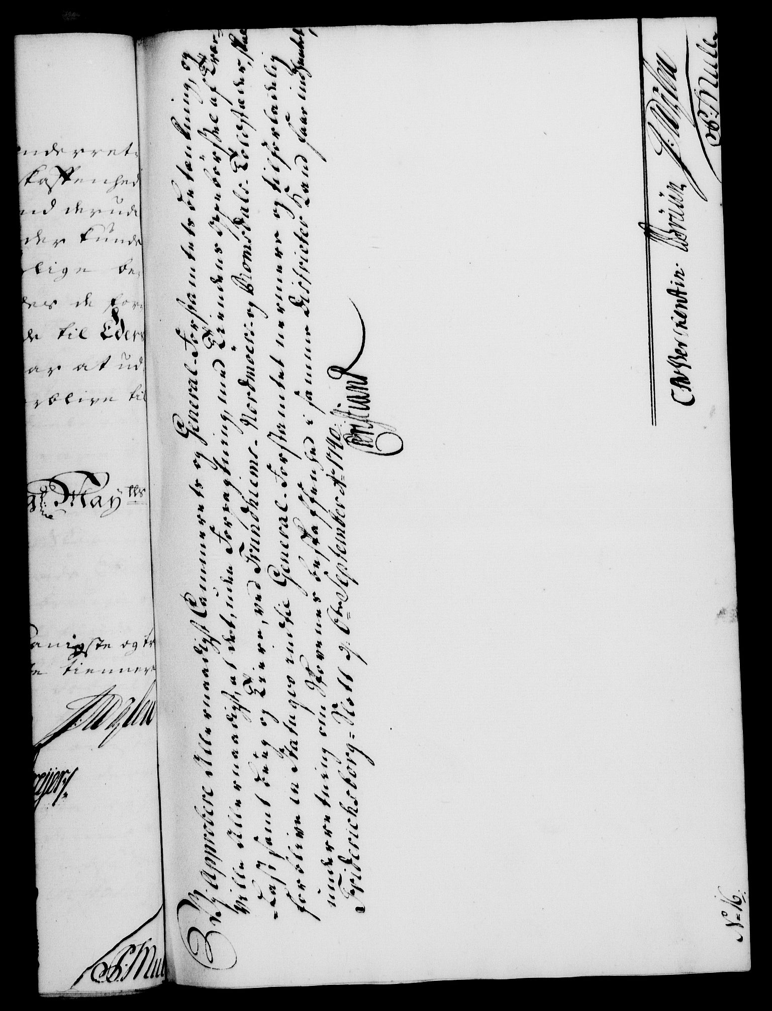 Rentekammeret, Kammerkanselliet, RA/EA-3111/G/Gf/Gfa/L0023: Norsk relasjons- og resolusjonsprotokoll (merket RK 52.23), 1740, s. 539