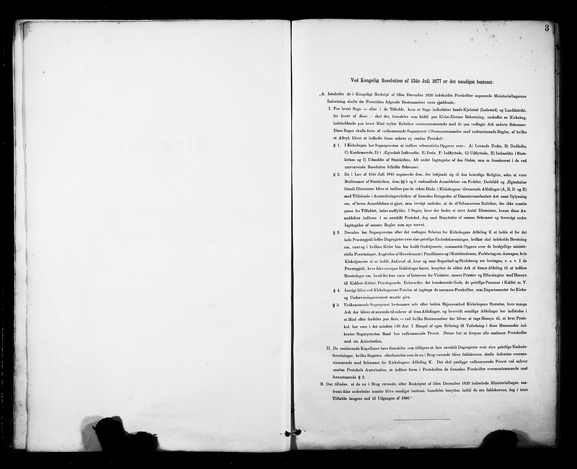 Fana Sokneprestembete, SAB/A-75101/H/Haa/Haab/L0002: Ministerialbok nr. B 2, 1890-1897, s. 3