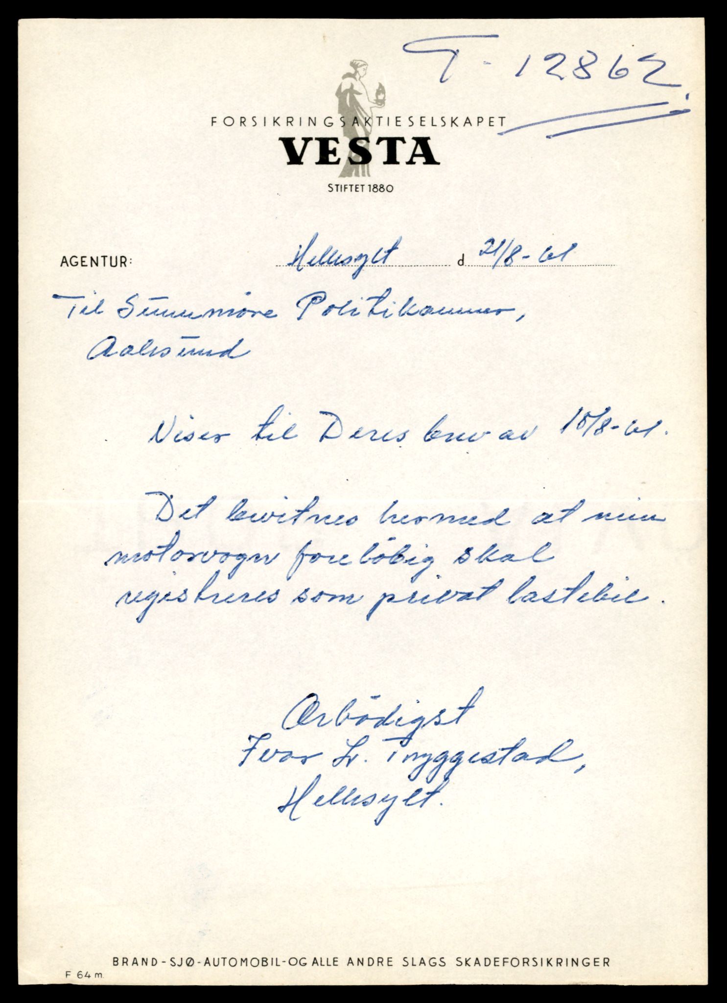 Møre og Romsdal vegkontor - Ålesund trafikkstasjon, AV/SAT-A-4099/F/Fe/L0036: Registreringskort for kjøretøy T 12831 - T 13030, 1927-1998, s. 575