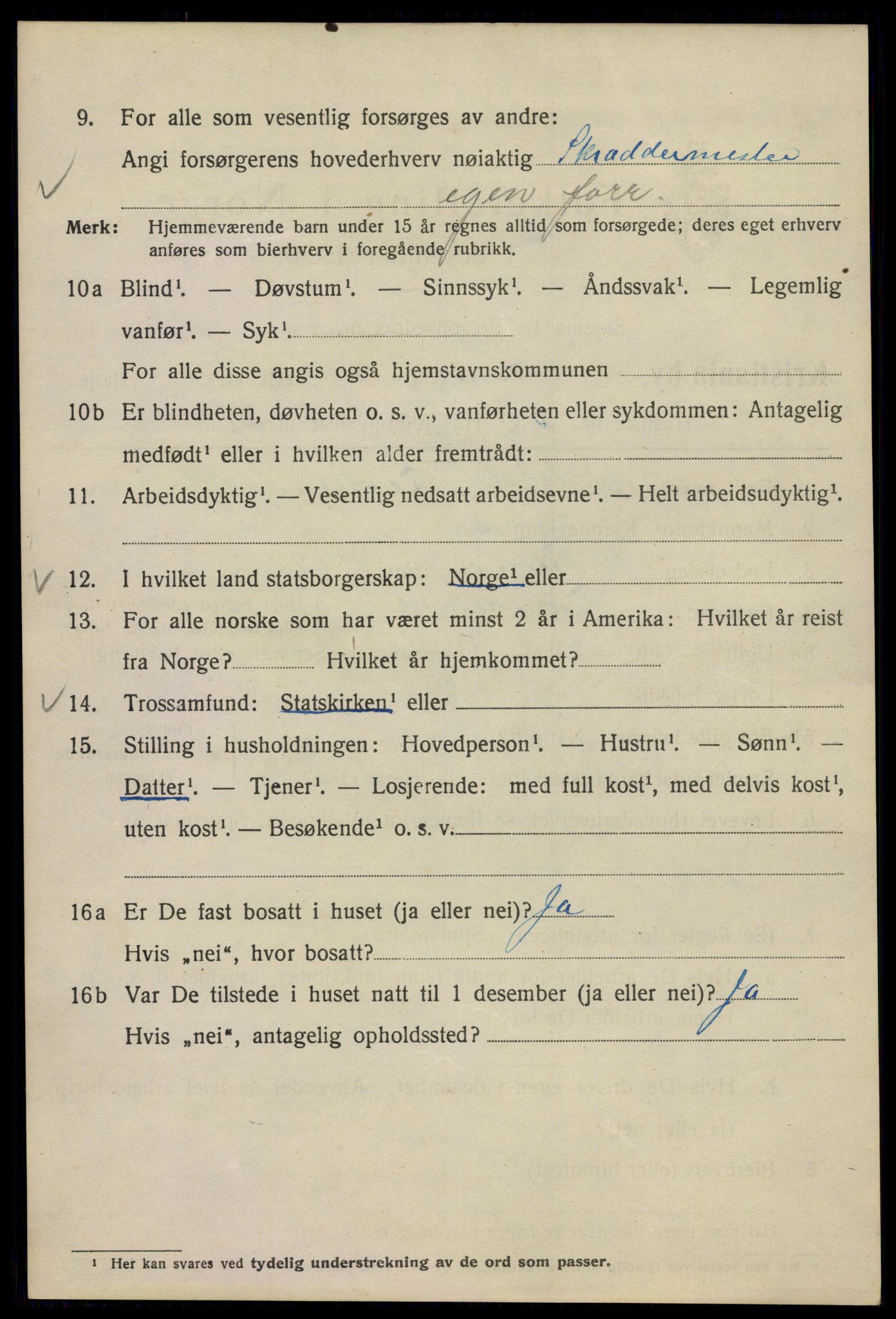 SAO, Folketelling 1920 for 0301 Kristiania kjøpstad, 1920, s. 360618