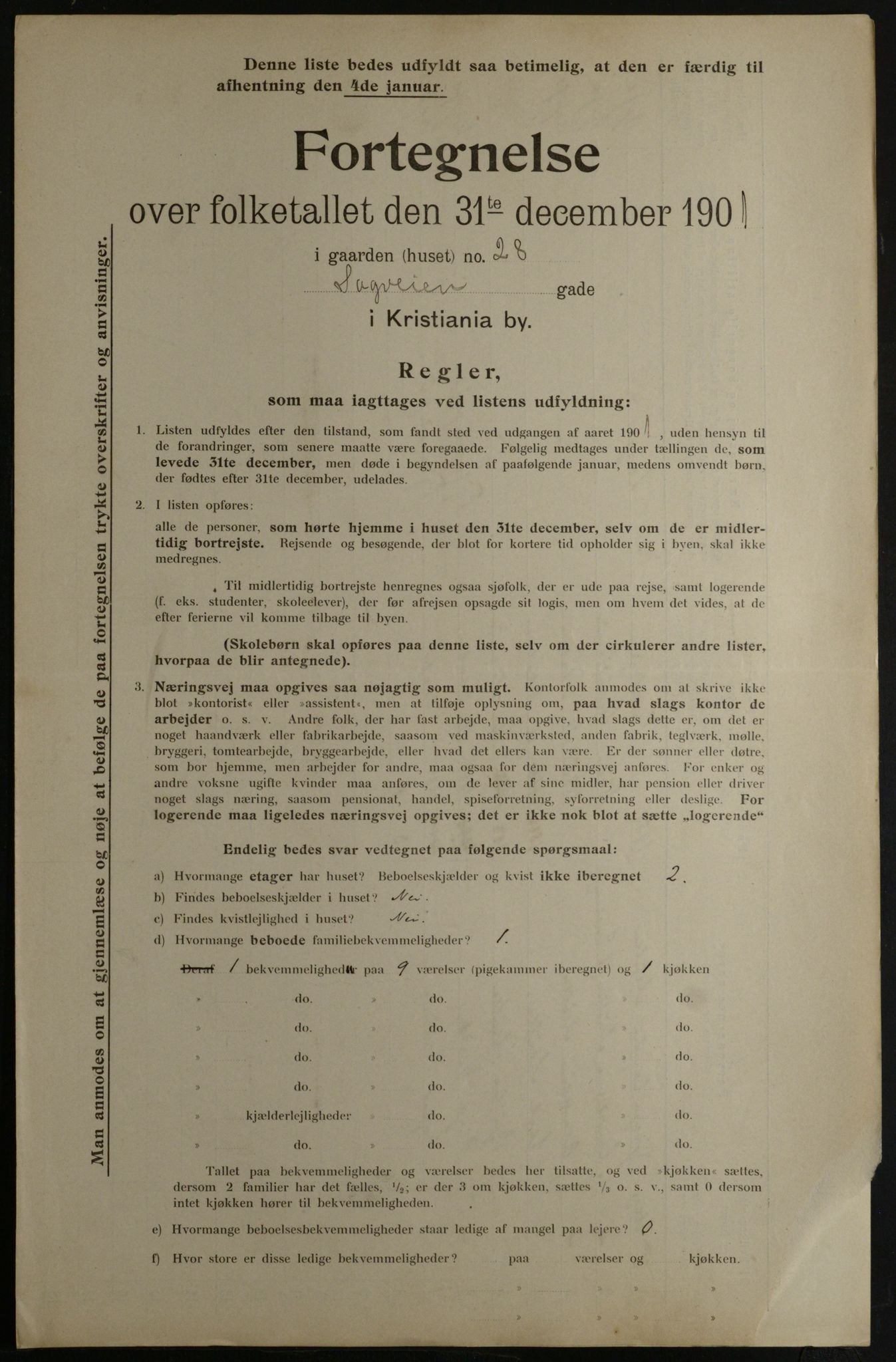 OBA, Kommunal folketelling 31.12.1901 for Kristiania kjøpstad, 1901, s. 13333