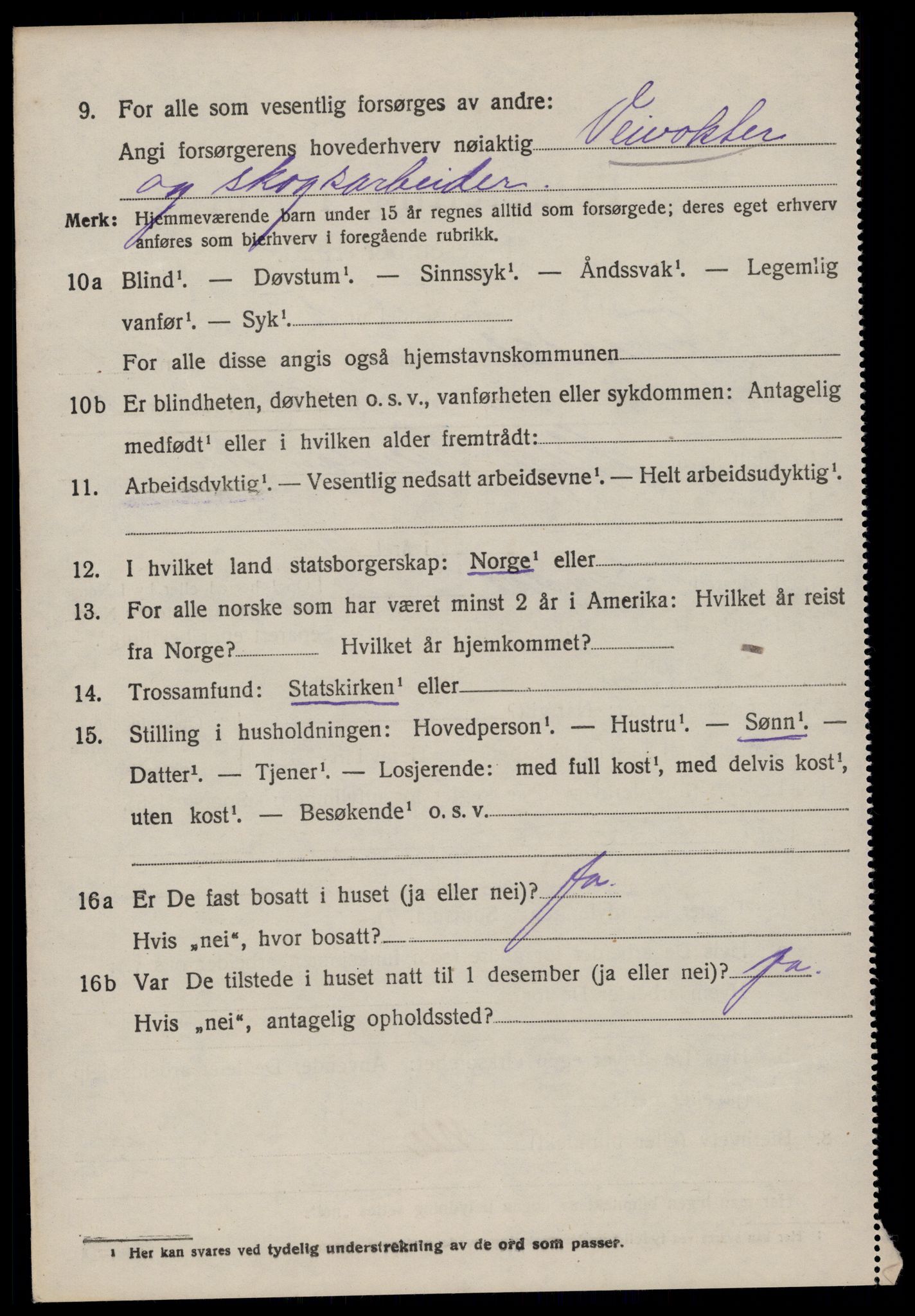 SAKO, Folketelling 1920 for 0831 Fyresdal herred, 1920, s. 974