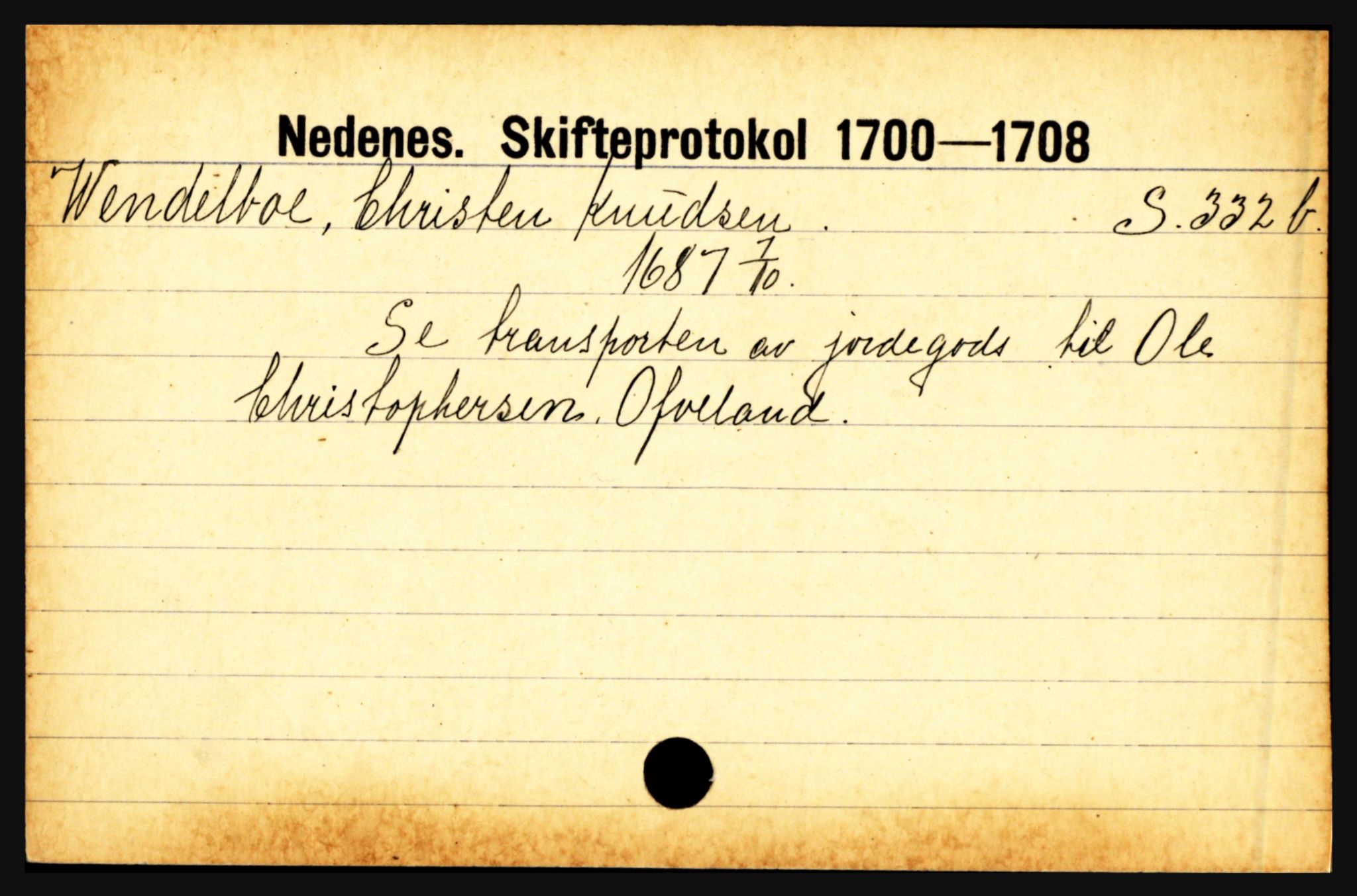 Nedenes sorenskriveri før 1824, SAK/1221-0007/H, s. 32773