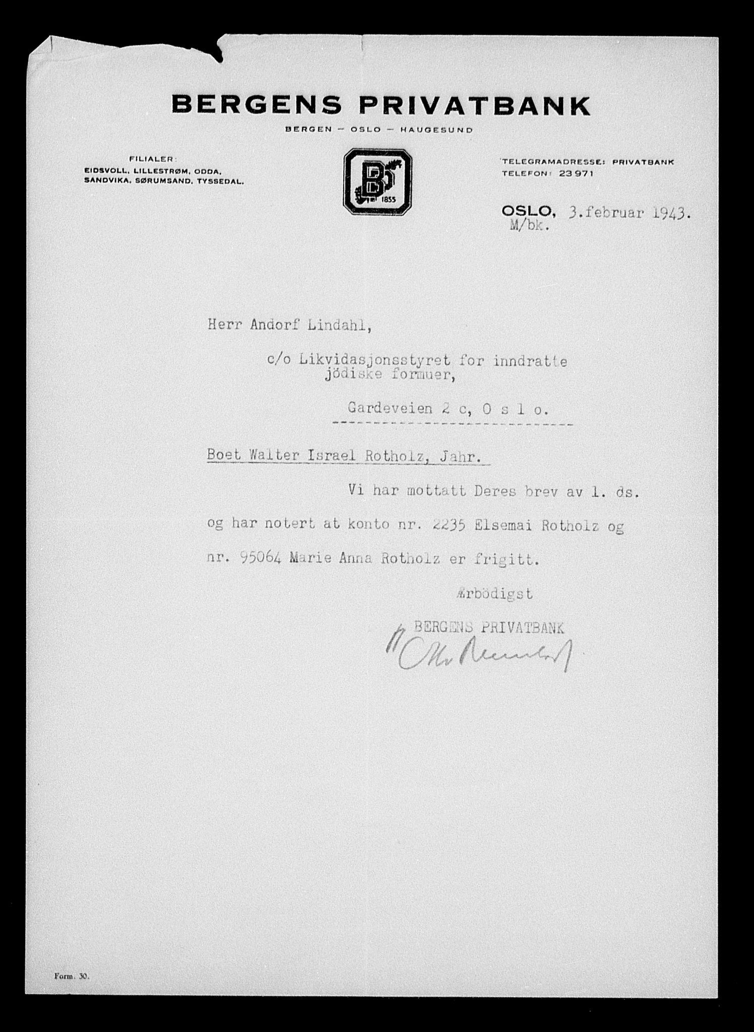 Justisdepartementet, Tilbakeføringskontoret for inndratte formuer, AV/RA-S-1564/H/Hc/Hcc/L0974: --, 1945-1947, s. 288