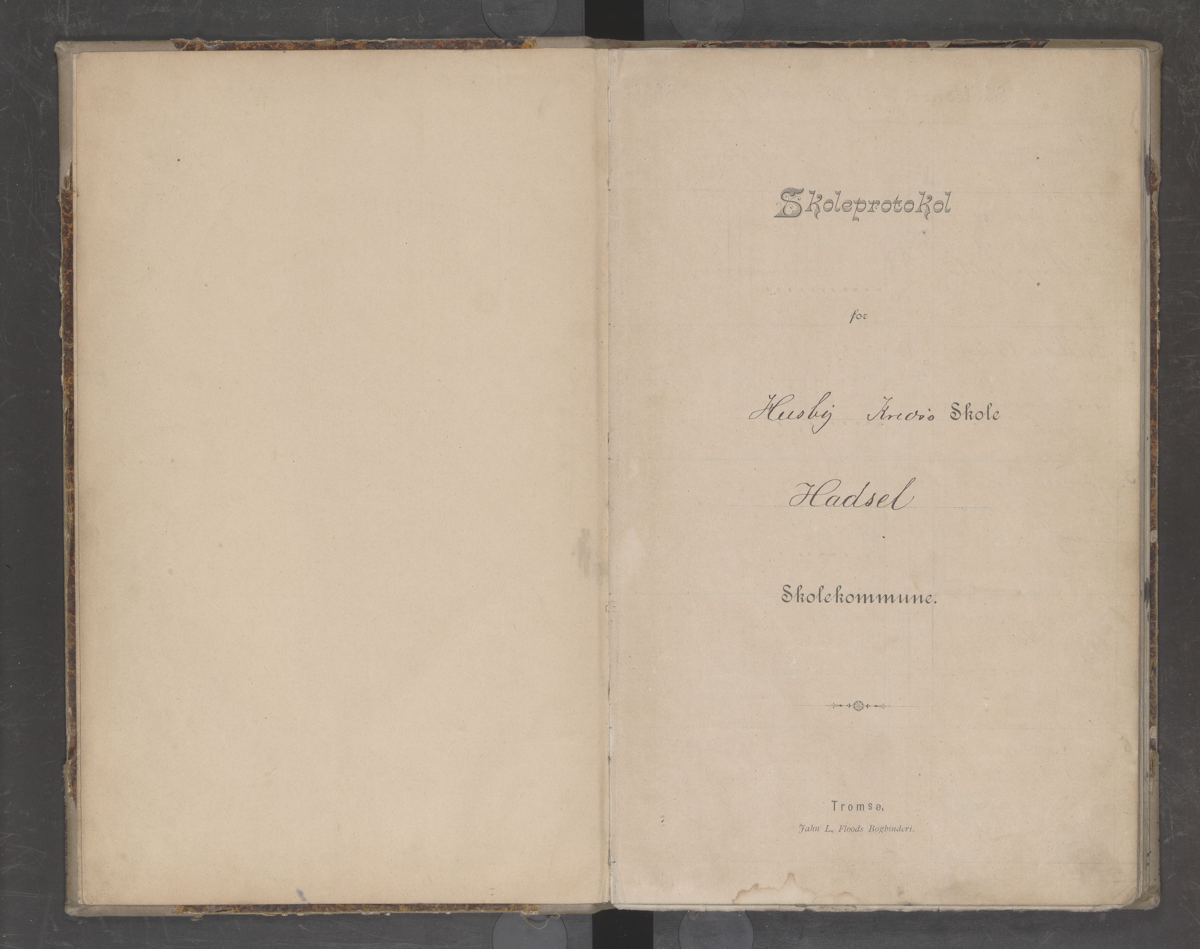 Hadsel kommune. Husby skolekrets, AIN/K-18660.510.16/F/L0001: Skoleprotokoll for Husby kreds-skole, 1899-1902