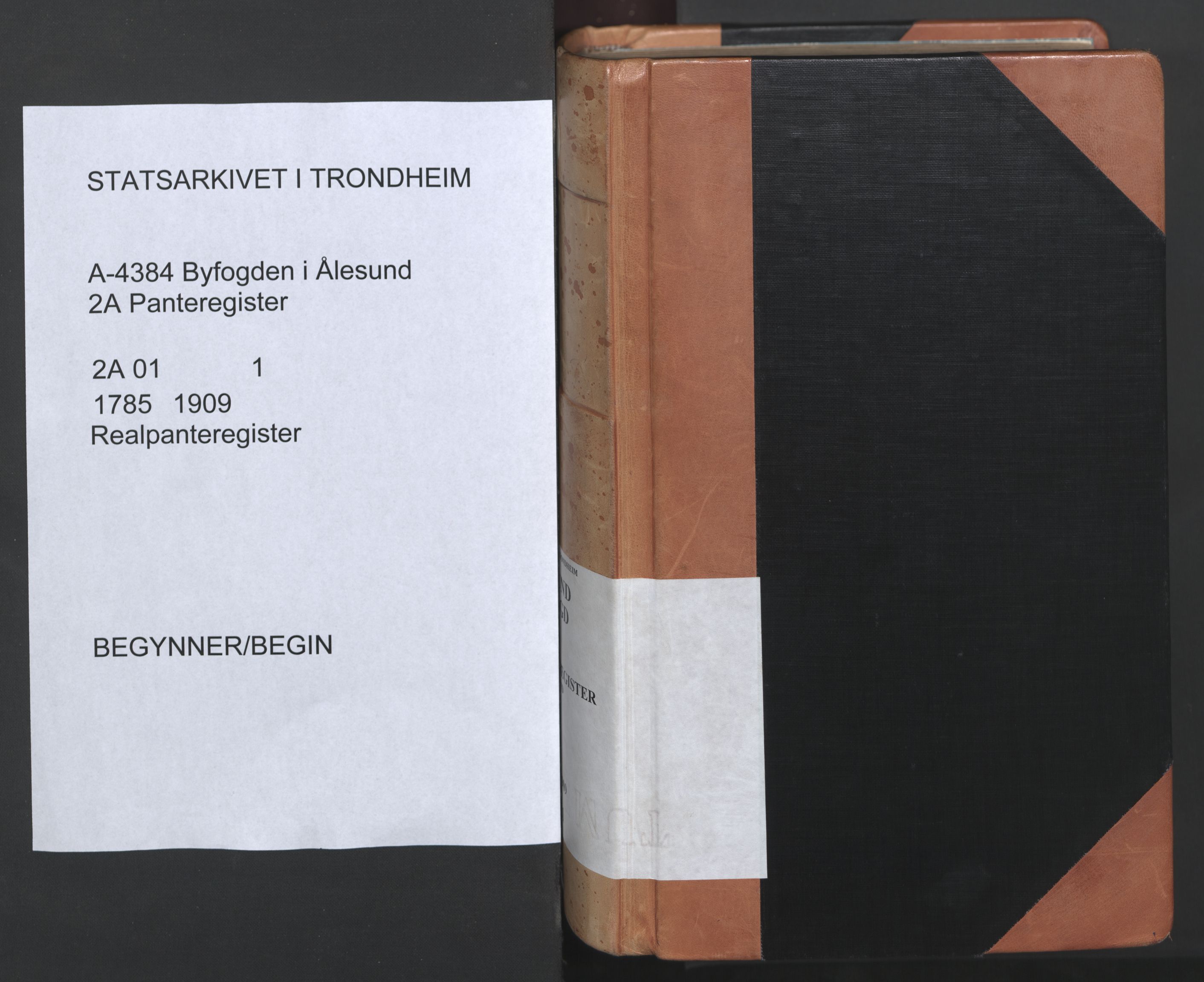 Ålesund byfogd, SAT/A-4384: Panteregister nr. 1, 1785-1909