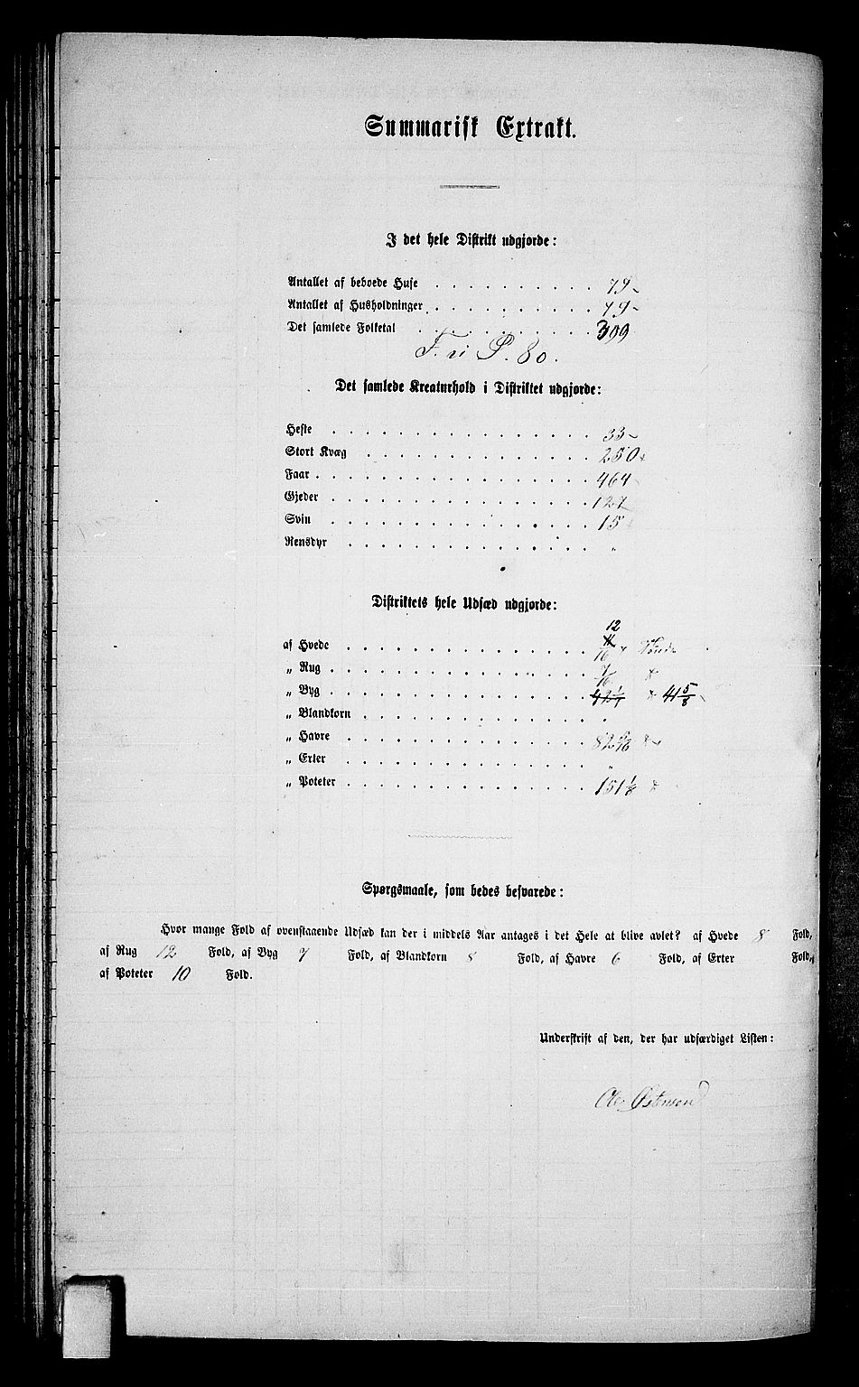 RA, Folketelling 1865 for 0827P Hjartdal prestegjeld, 1865, s. 97