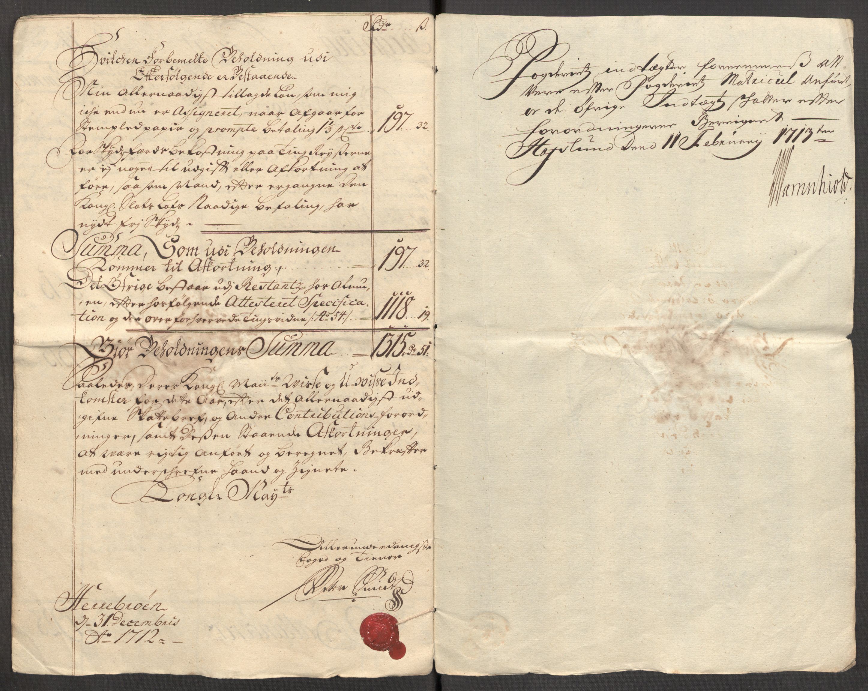 Rentekammeret inntil 1814, Reviderte regnskaper, Fogderegnskap, AV/RA-EA-4092/R01/L0021: Fogderegnskap Idd og Marker, 1712, s. 12