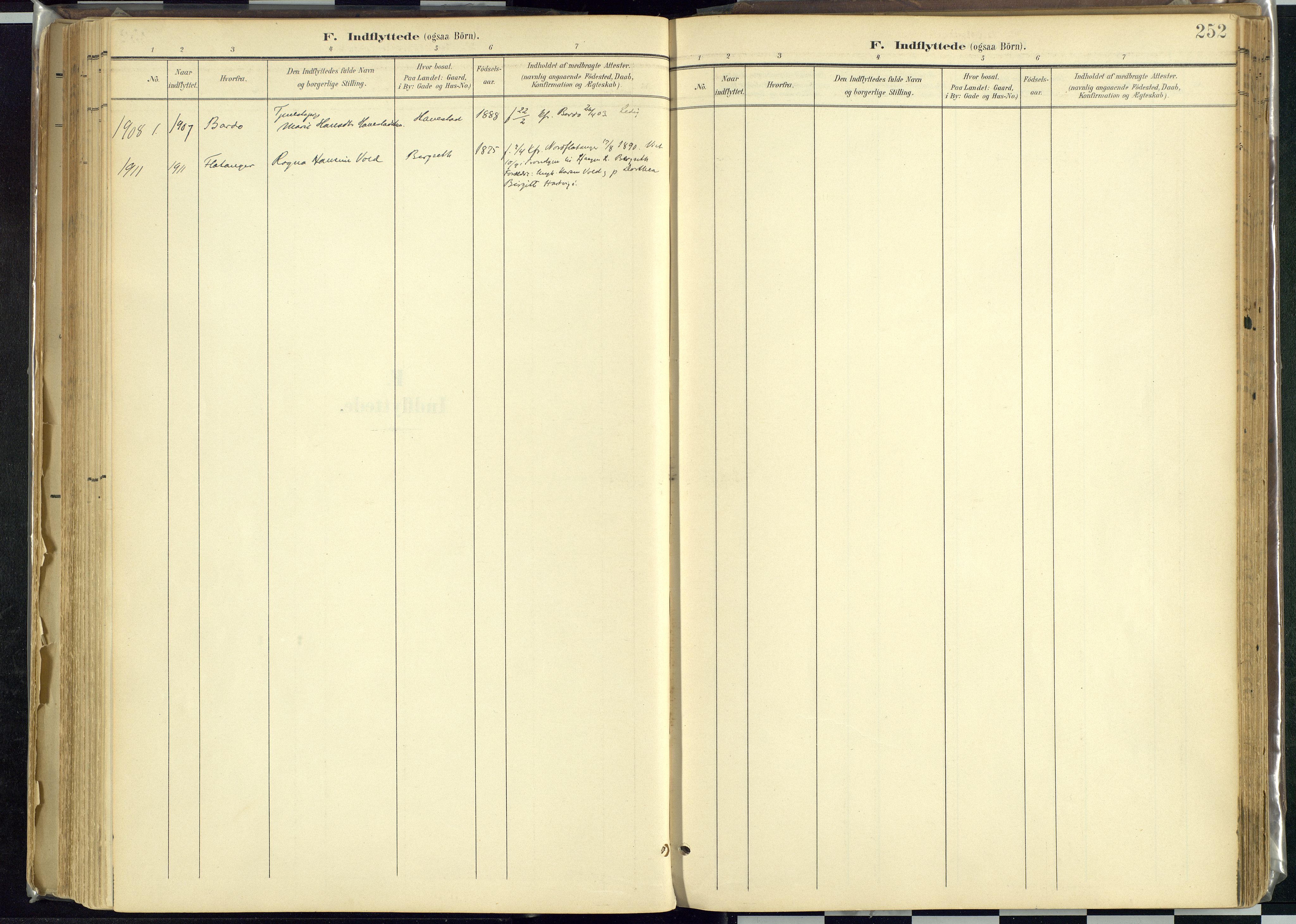 Rendalen prestekontor, AV/SAH-PREST-054/H/Ha/Haa/L0012: Ministerialbok nr. 12, 1901-1928, s. 252