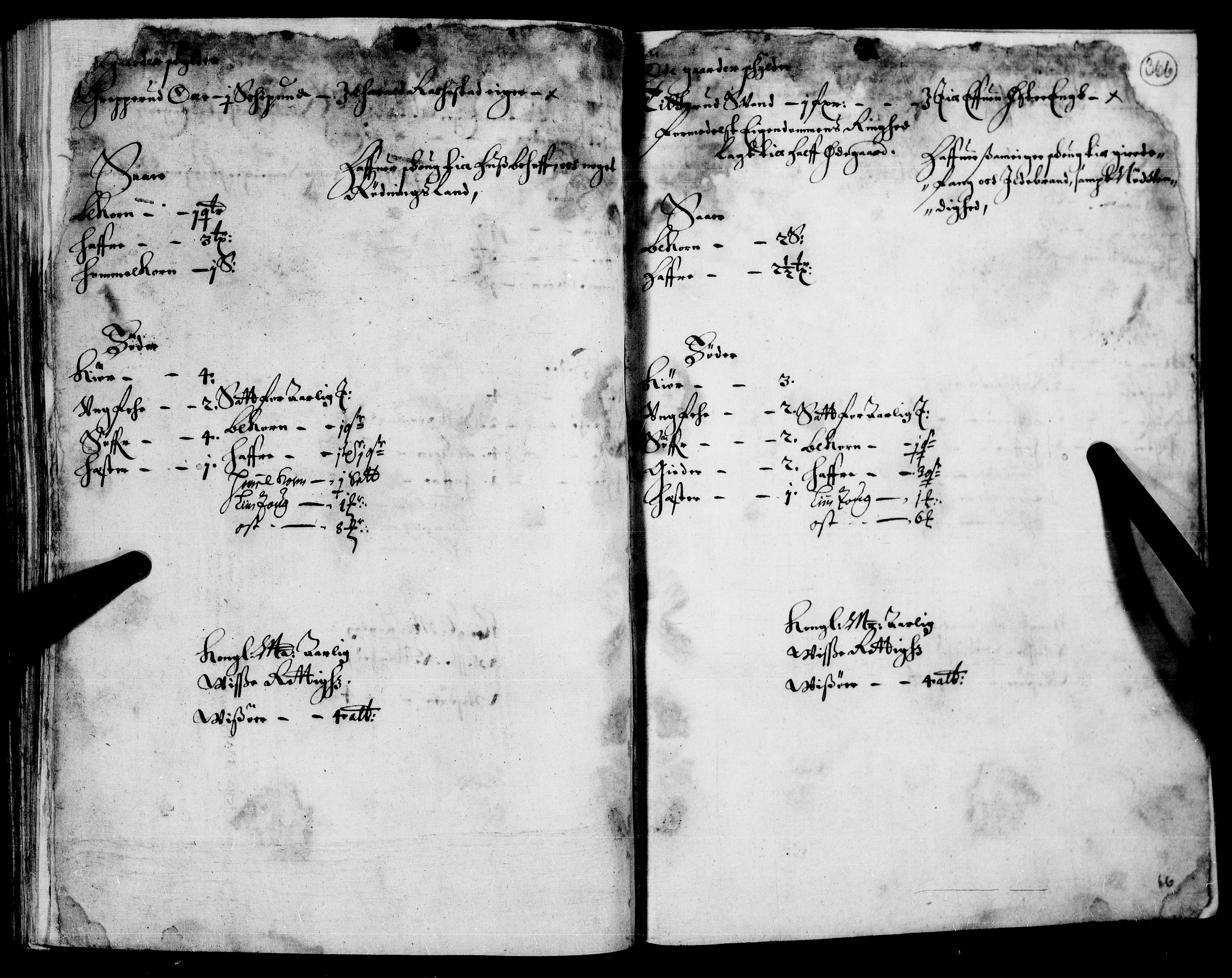 Rentekammeret inntil 1814, Realistisk ordnet avdeling, AV/RA-EA-4070/N/Nb/Nba/L0008: Nedre Romerike fogderi, 2. del, 1666, s. 365b-366a