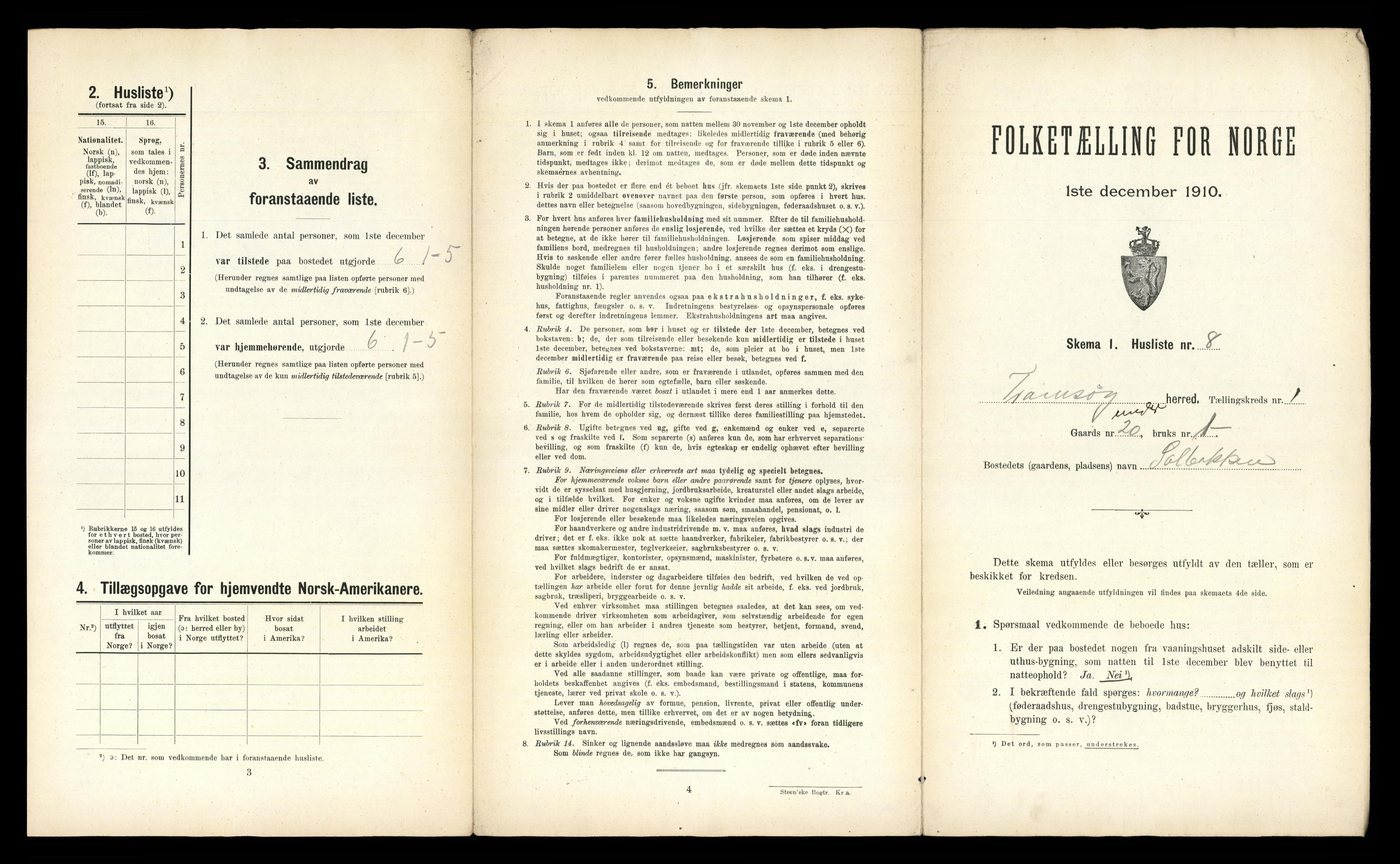 RA, Folketelling 1910 for 1934 Tromsøysund herred, 1910, s. 57